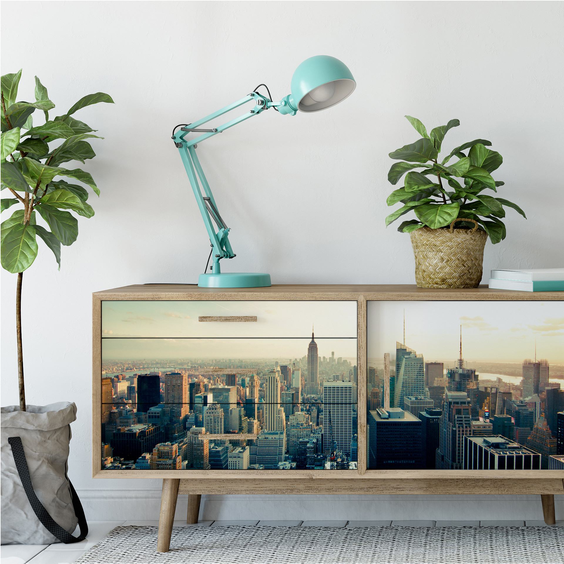 Wallprint Skyline von New York City - Panorama