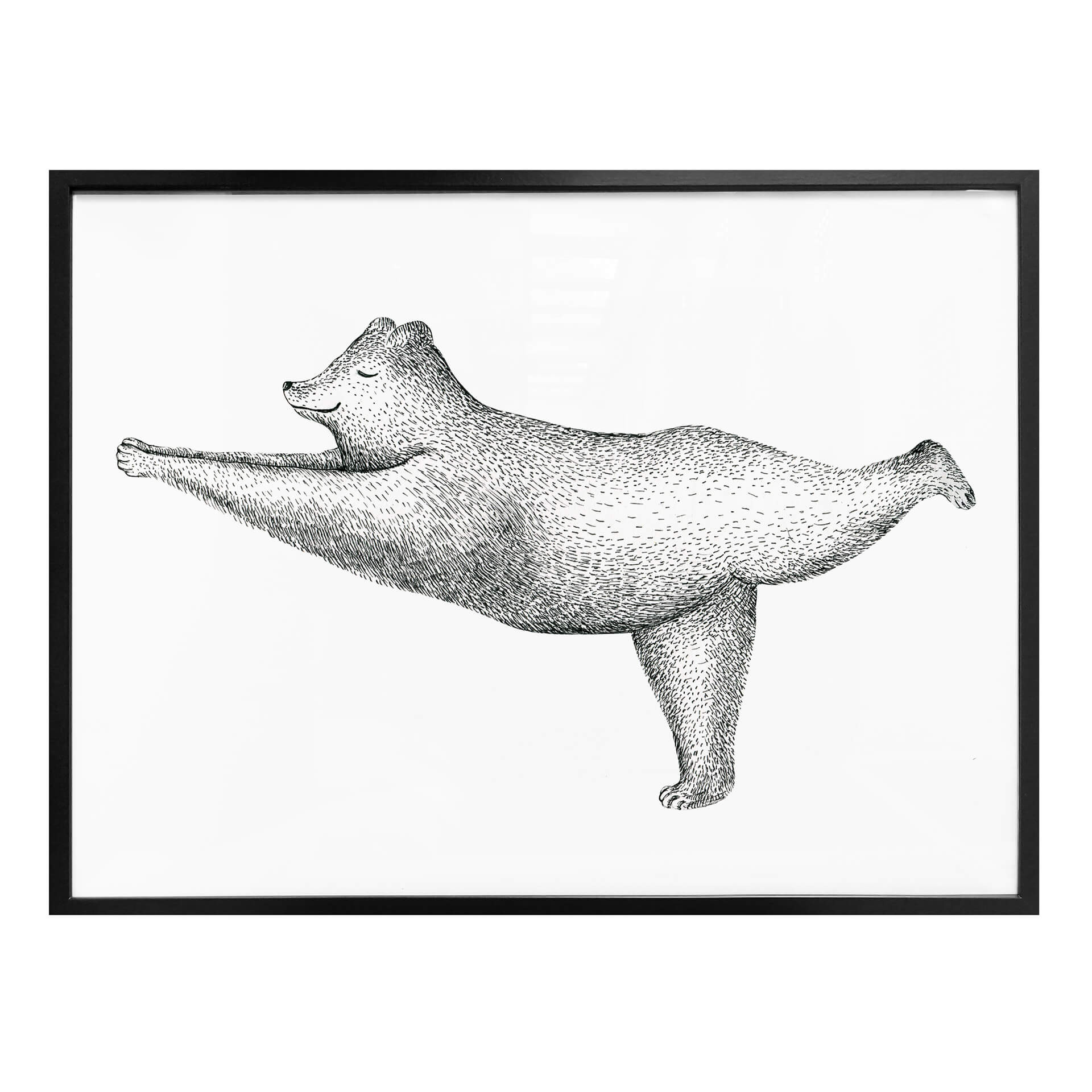 Poster Kvilis - Yoga Bär 02