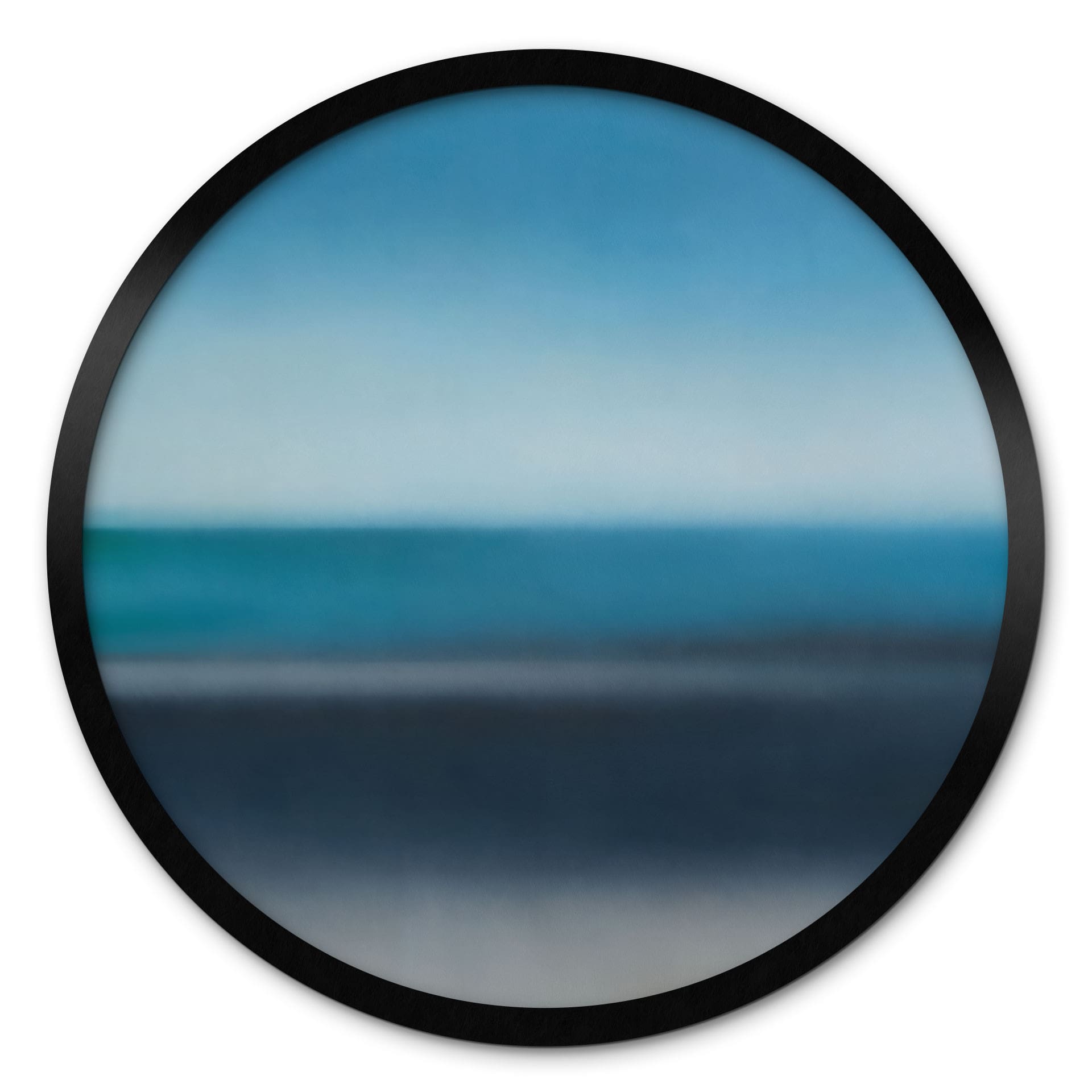 Poster Rotko Veil - Blauwe Horizon - Sir Edward x Grigory Gladarev - Rond