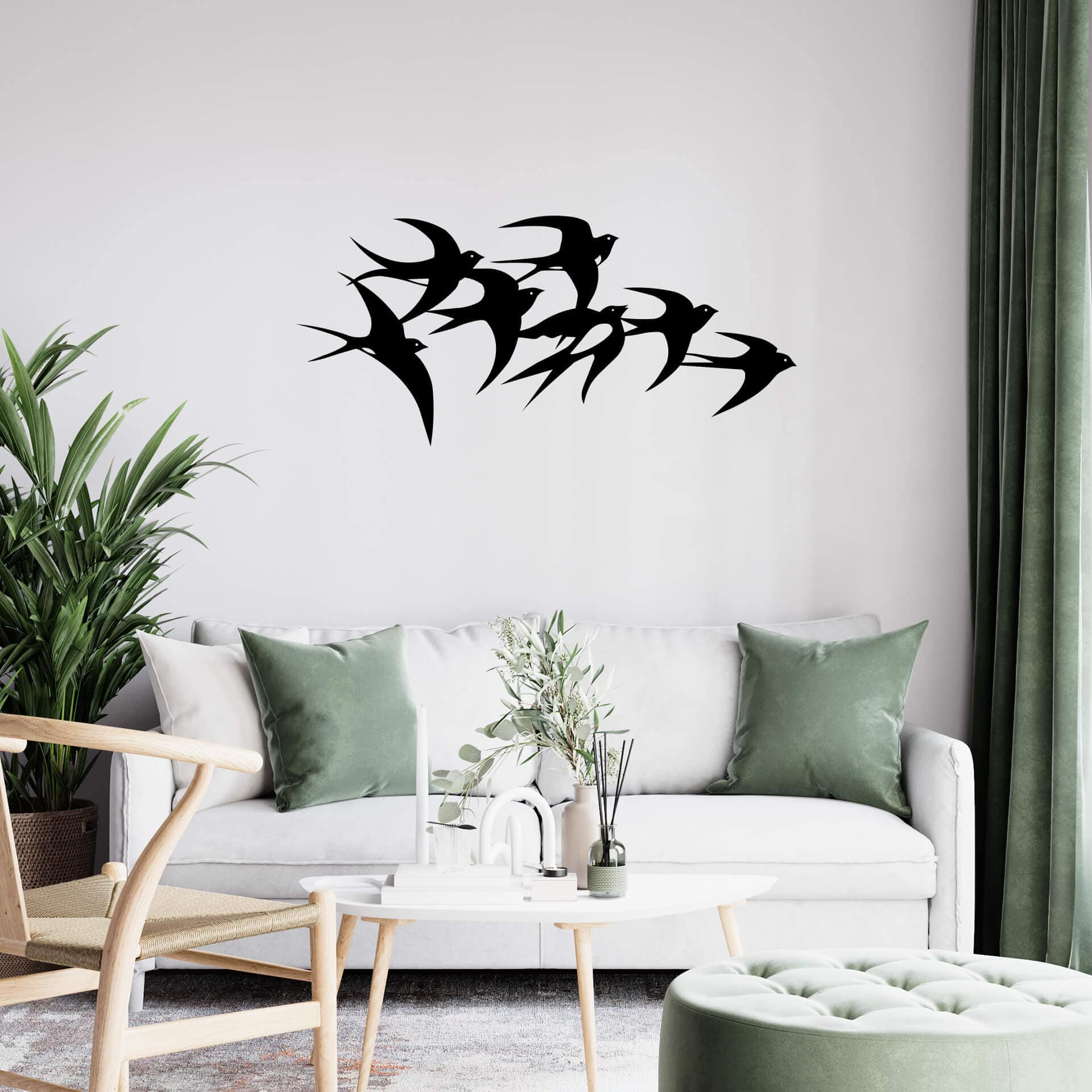 Wallsticker Svale-sværm