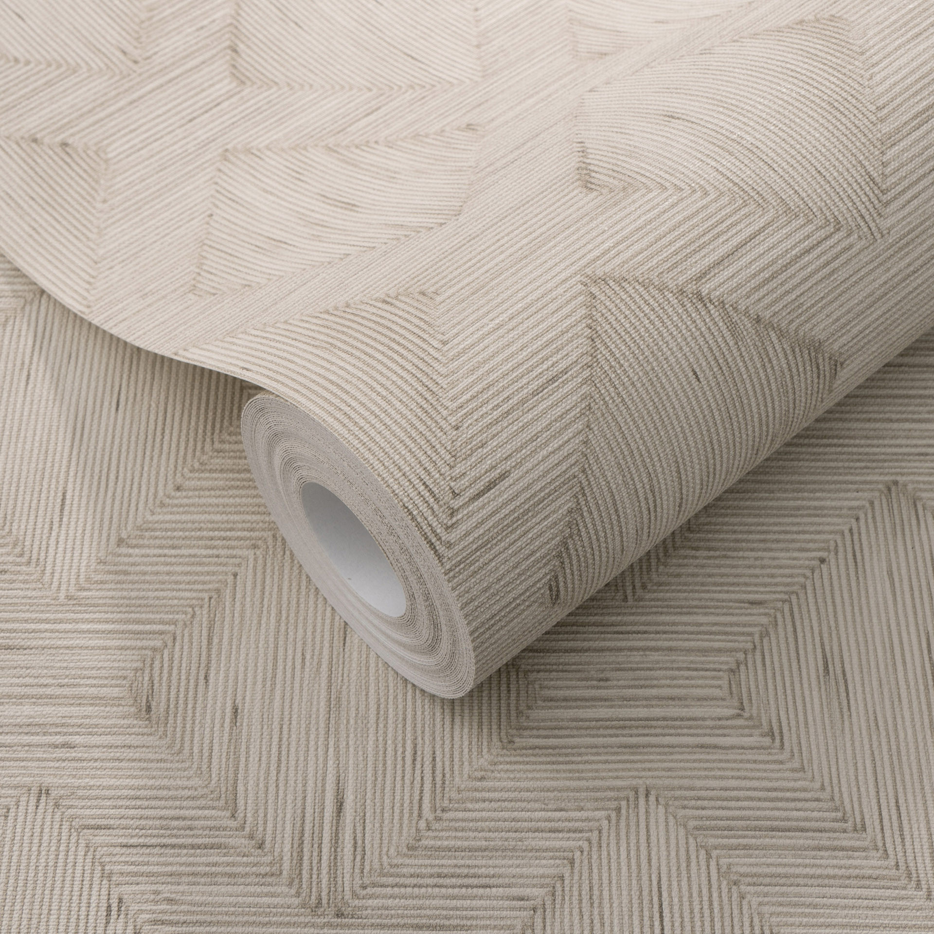 Vliesbehang, grafisch behang Secret Garden beige