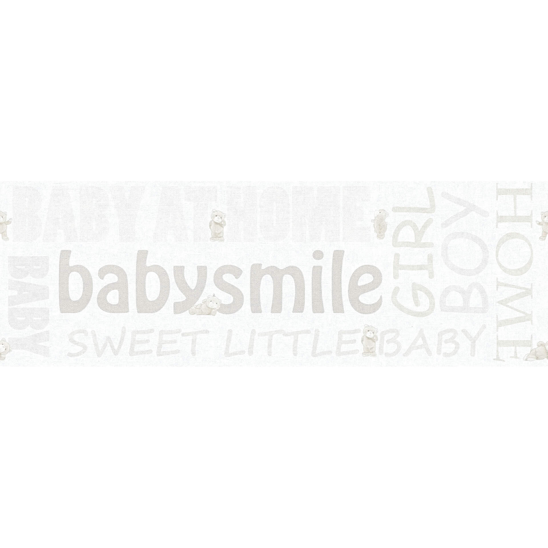A.S. Création Bordüre Little Stars creme,metallic,
