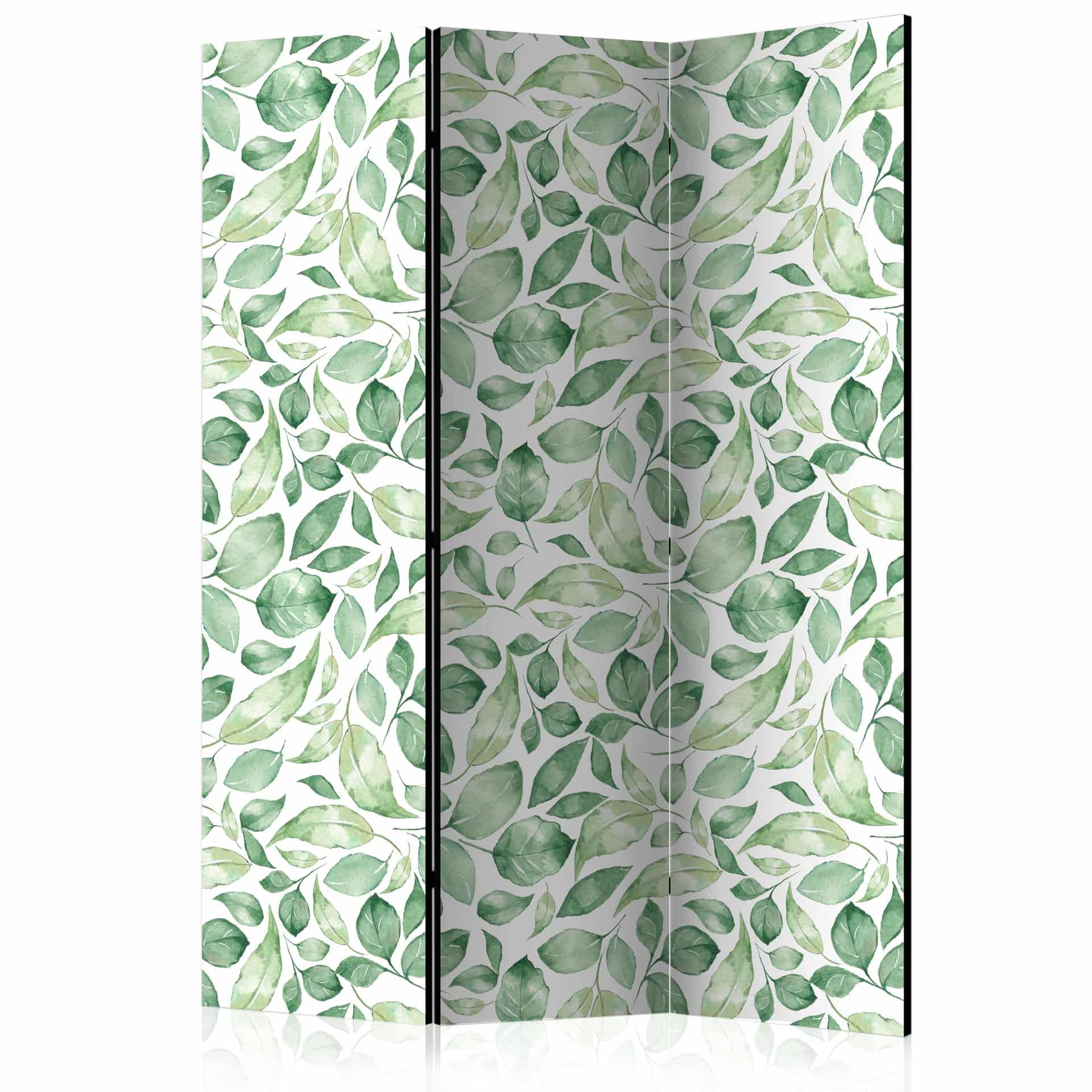 Screen room divider - Naturlig skønhed, 3-delt