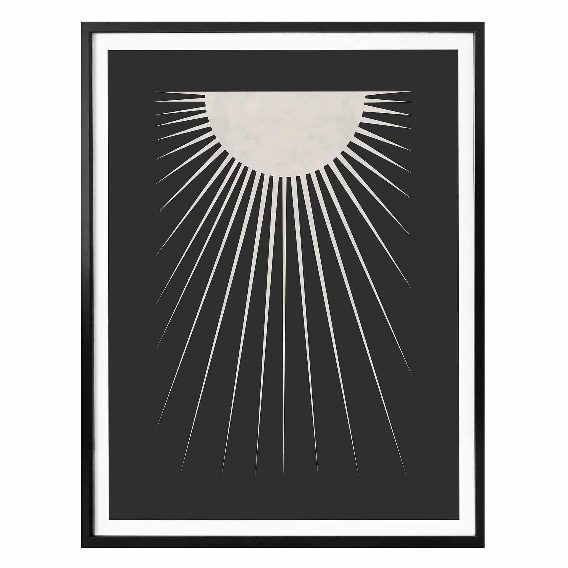 Plakat Orara Studio - Minimalistyczny księżyc