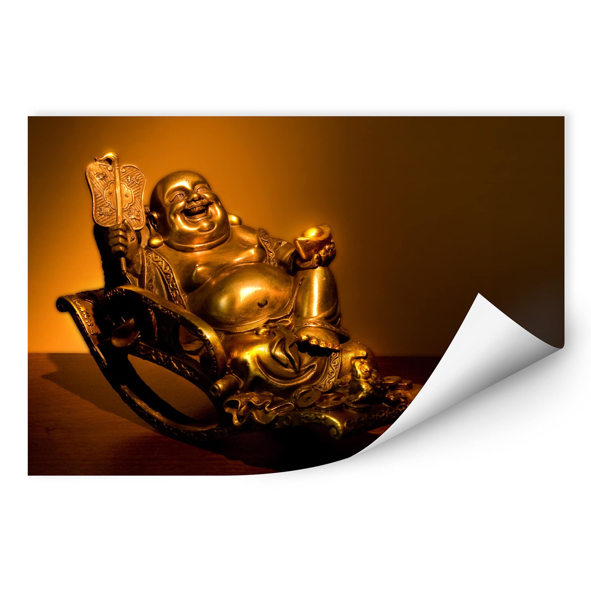 Wallprint W - Happy Buddha