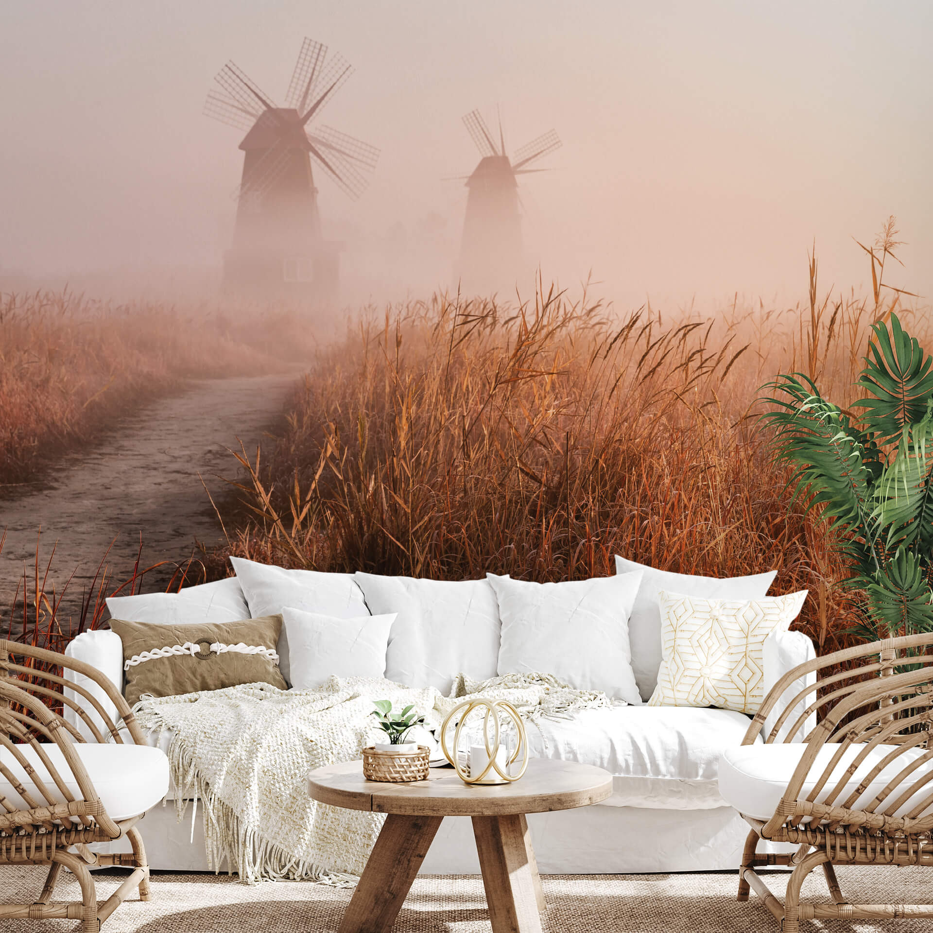 Fotobehang Eom - Foggy Morning