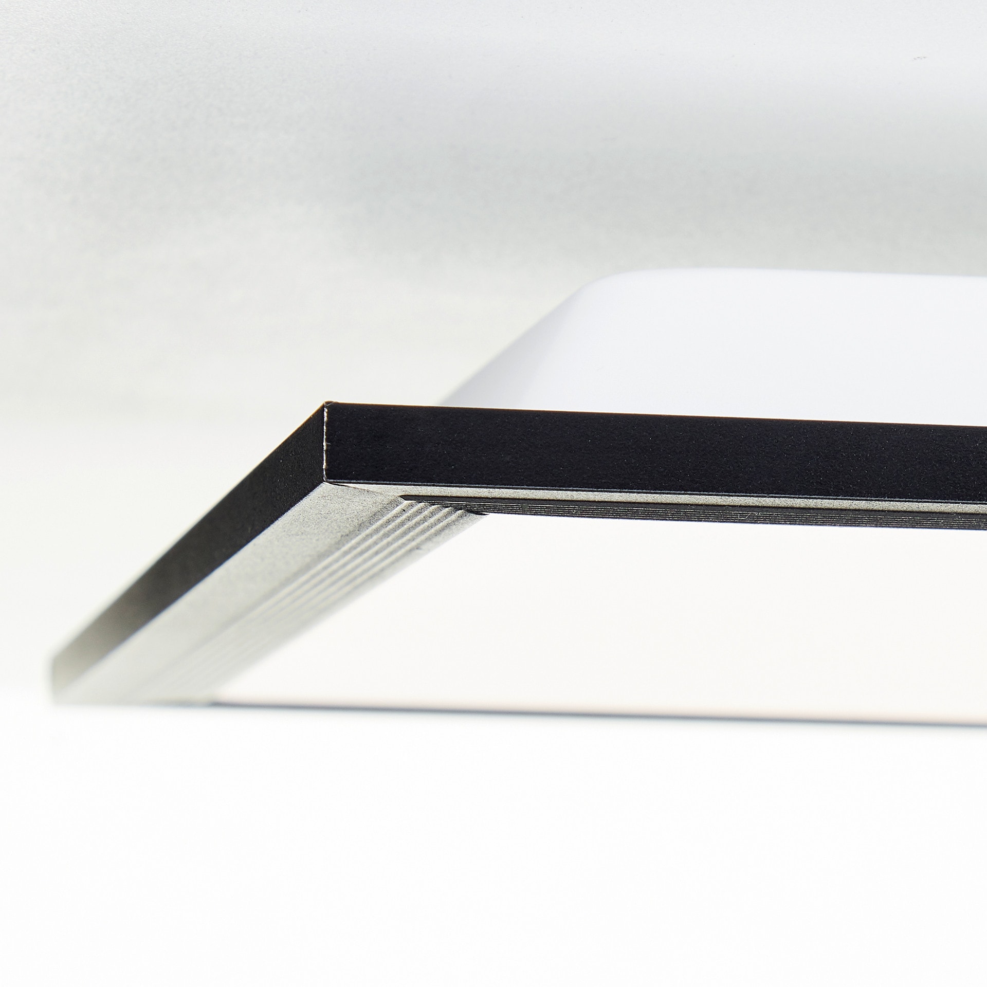 Deckenleuchte Clara, schwarz, 100 x 25 cm, Metall LED Deckenleuchte, Neutralweiß