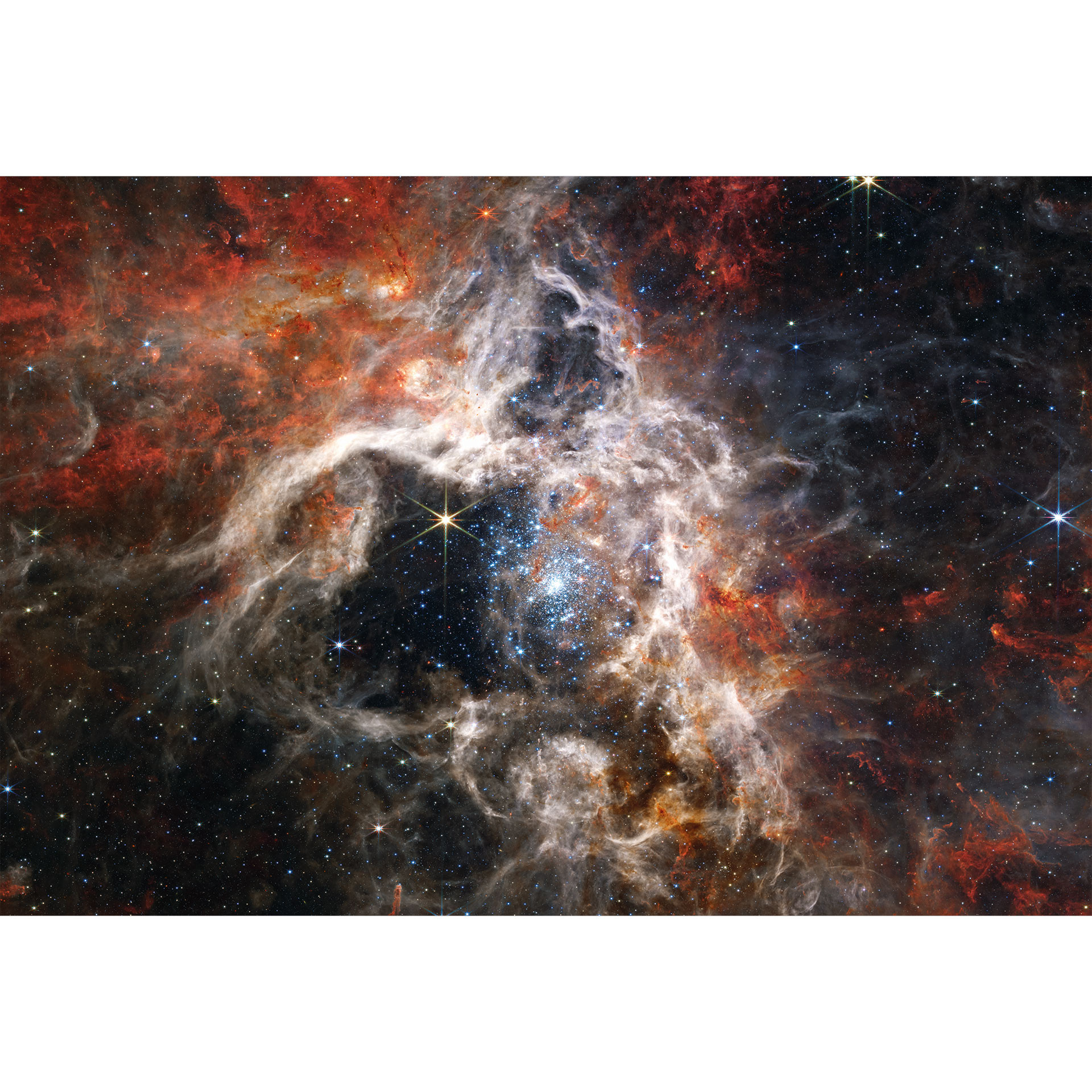 Fotobehang James Webb Telescoop - Tarantula Nevel