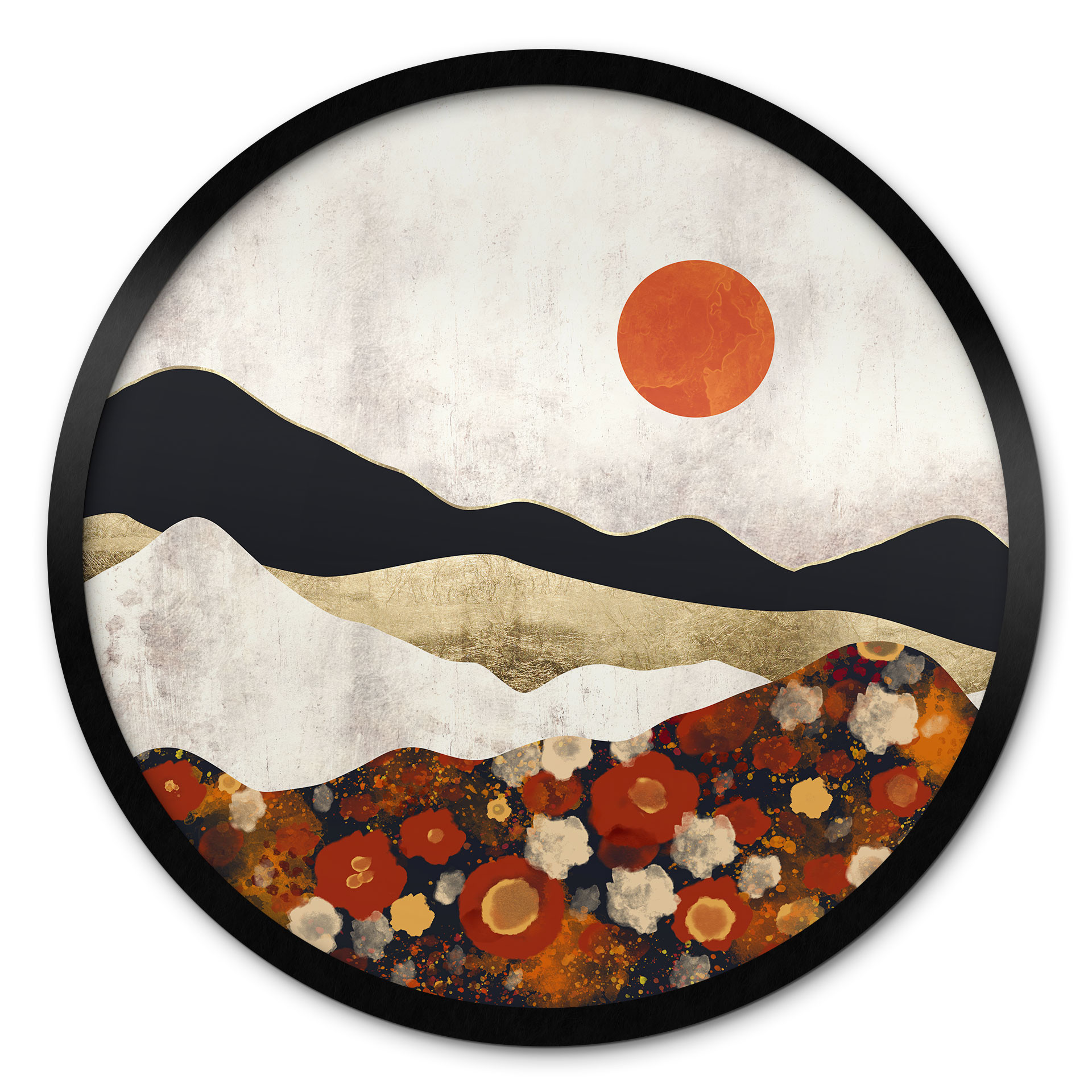 Poster Paysage de montagne en automne - SpaceFrog Designs