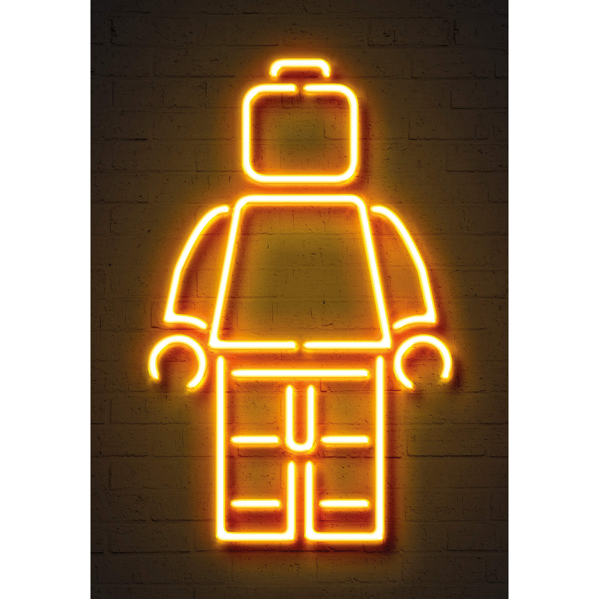 Fotobehang Mielu - Minifigure
