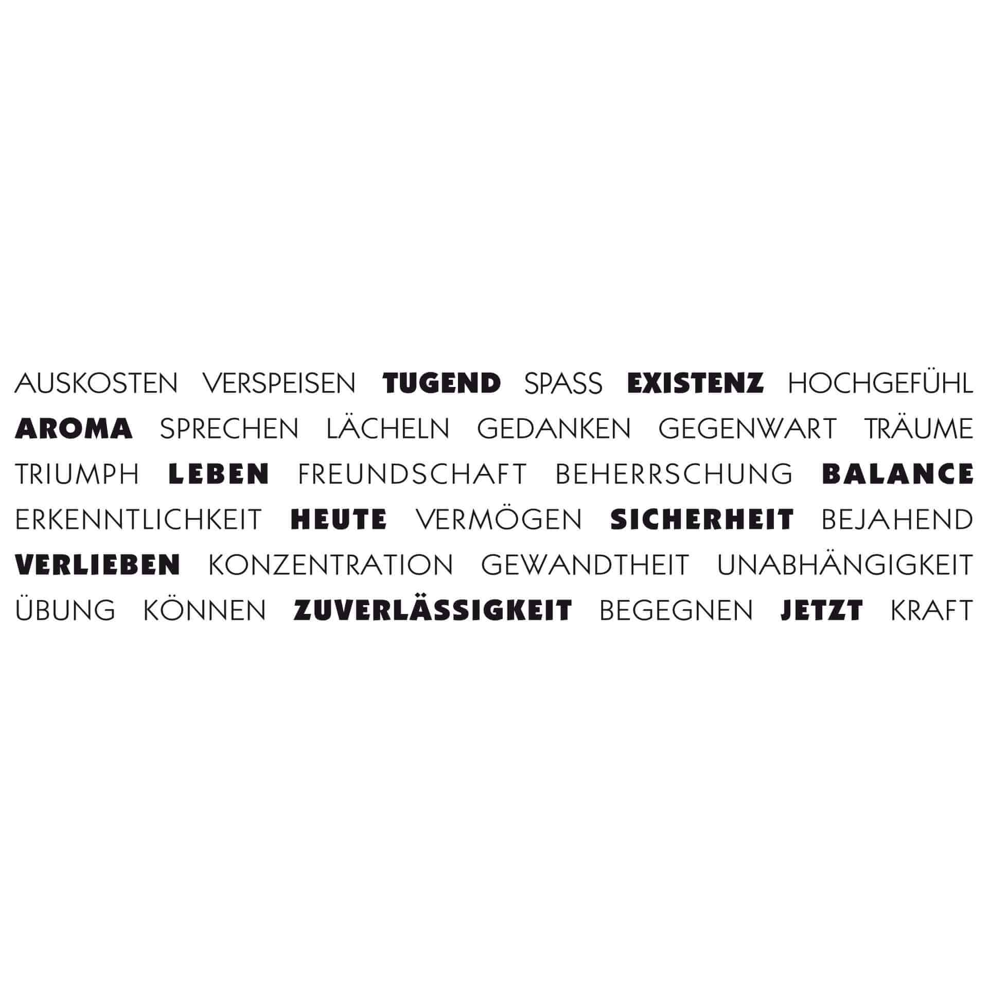 Wandtattoo Weisheiten
