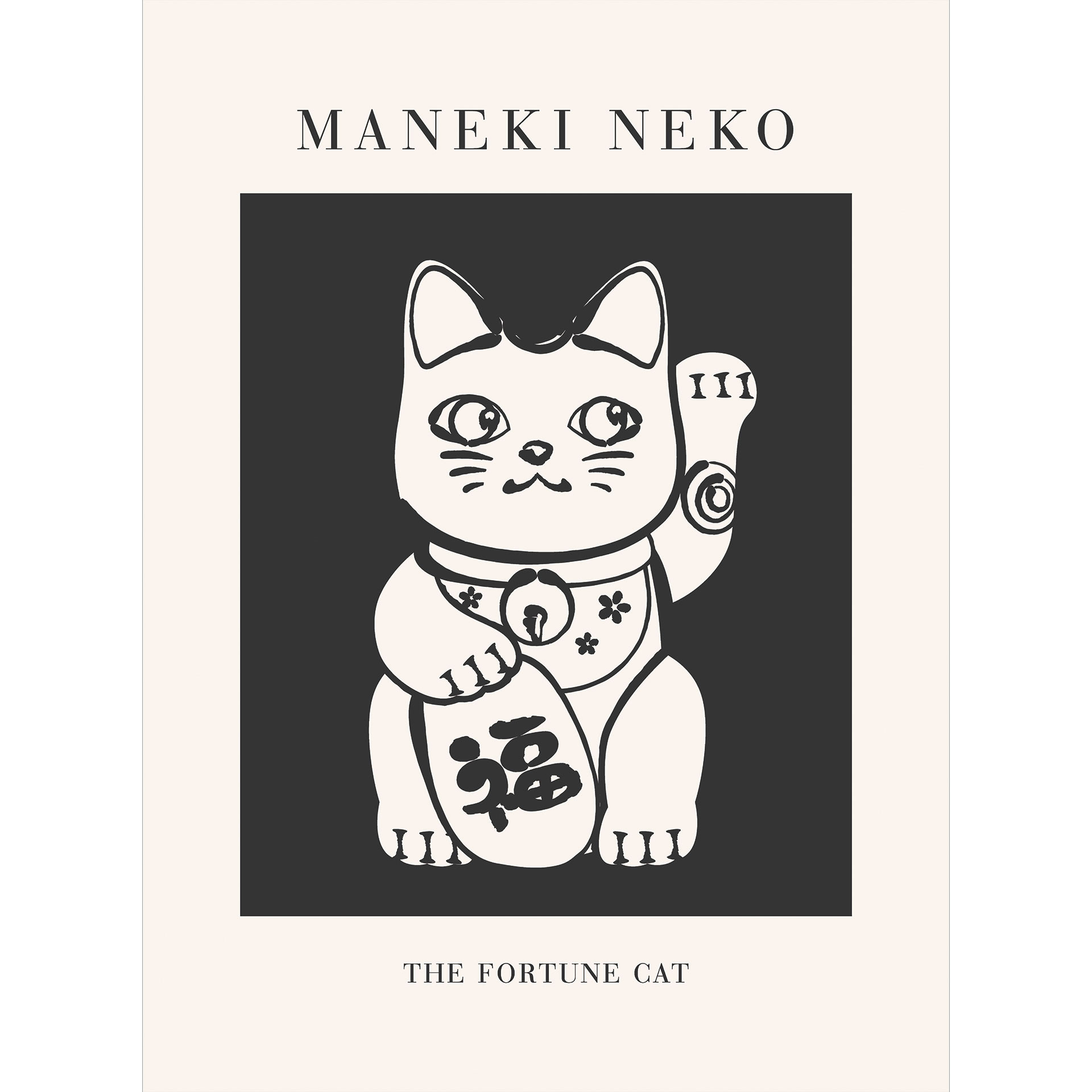 Fototapeta Maneki Neko - Szczęśliwy kot | Winkekatze - KsanaKalpa
