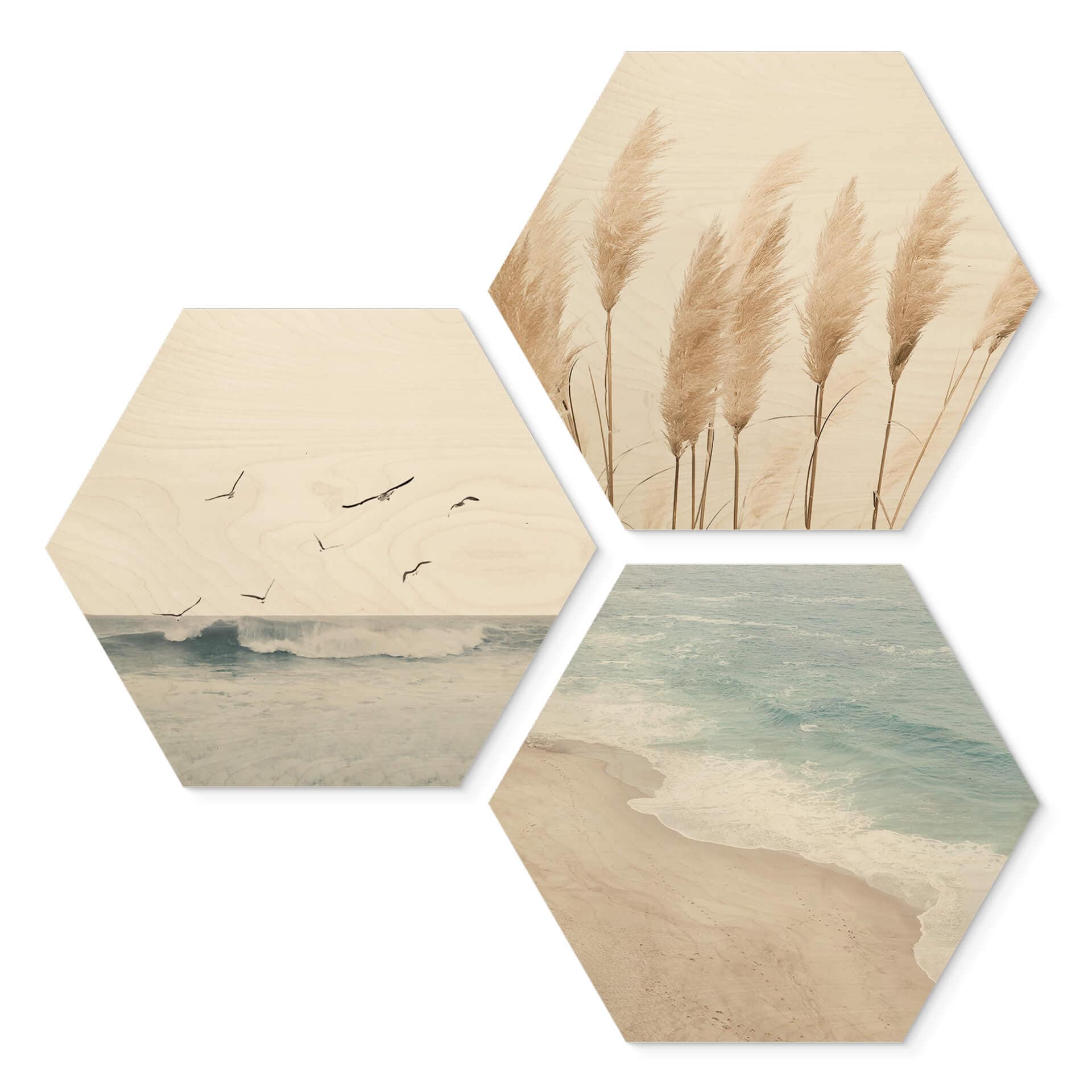 Esagono in legno Sisi & Seb - Set Sogno d'estate al mare (3 pezzi)