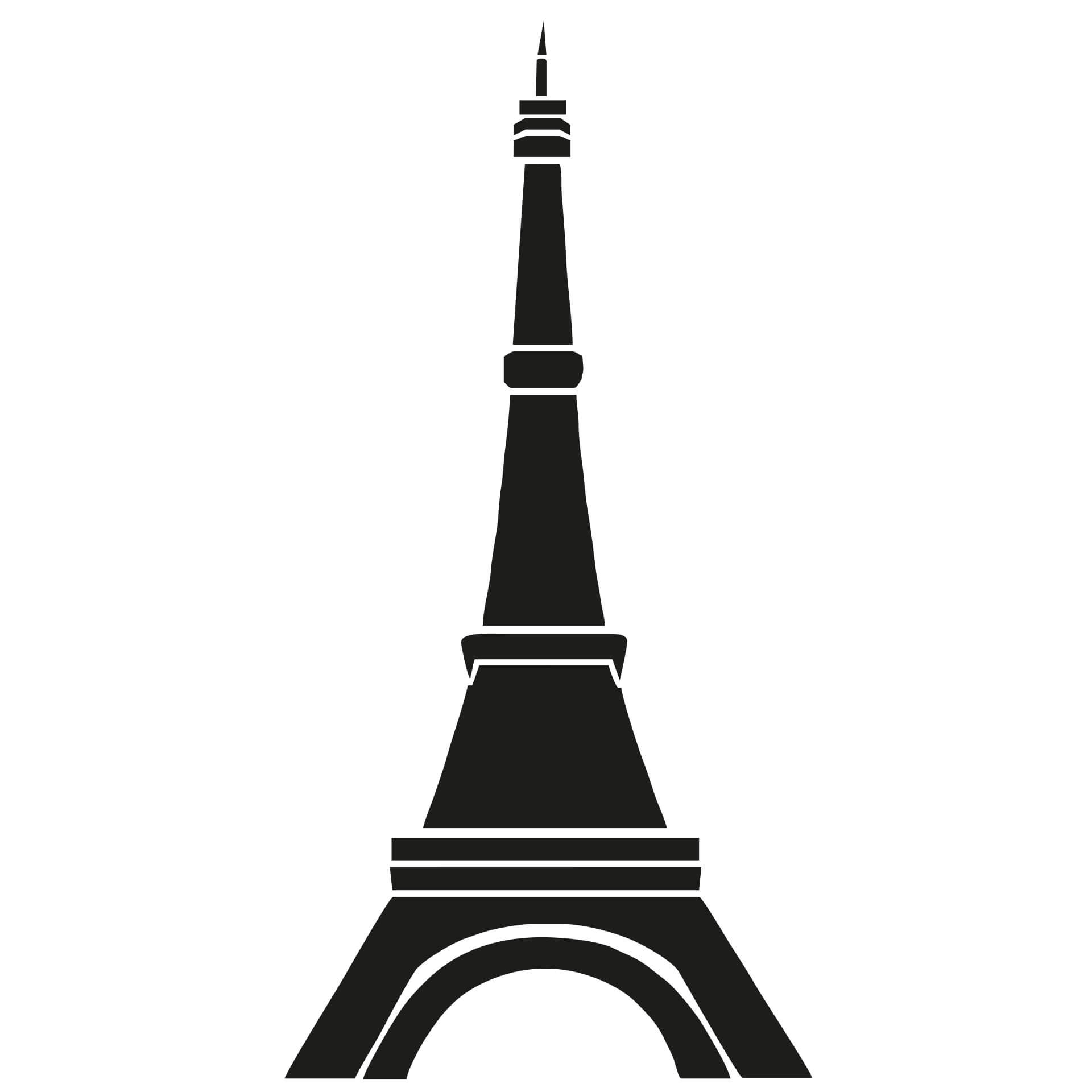 Wallsticker - Eiffeltårnet