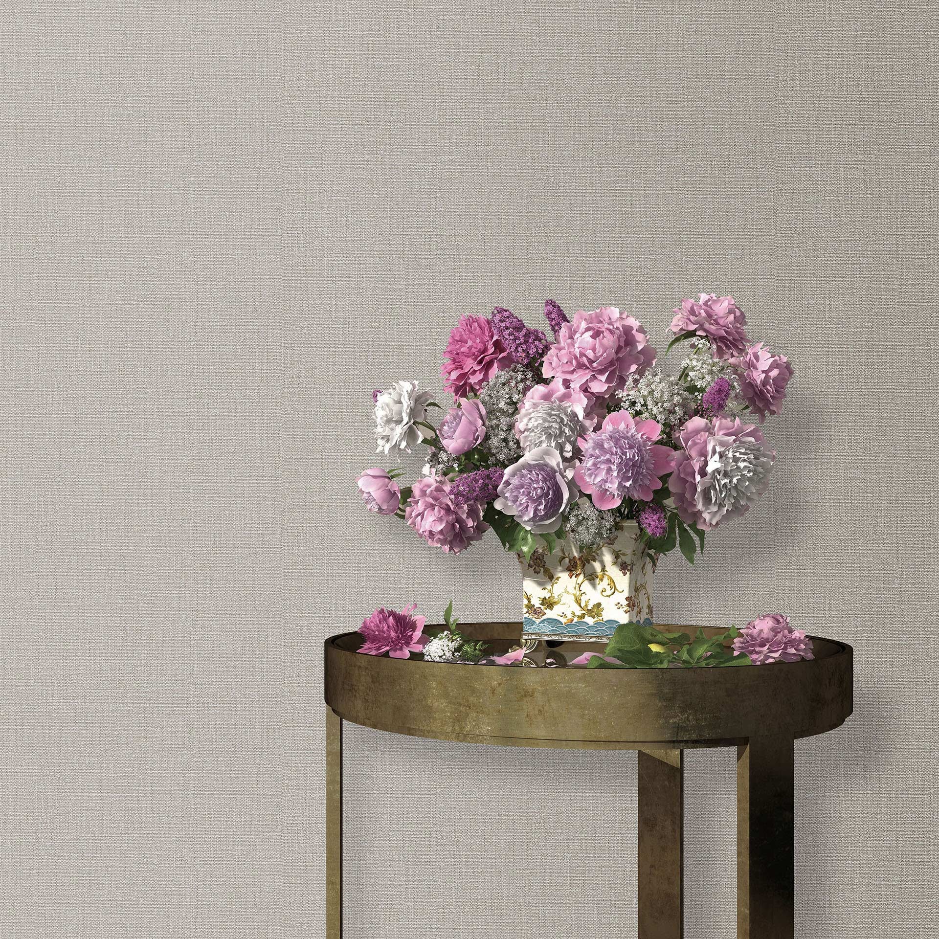 Eenheidsbehang Opus taupe