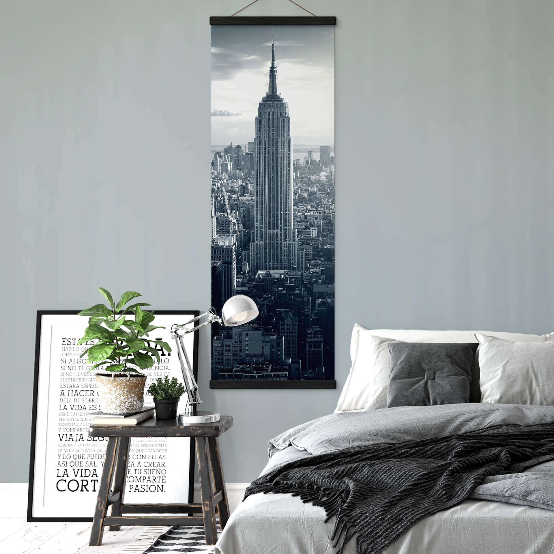 Obraz tkaniny Empire State Building - Panorama