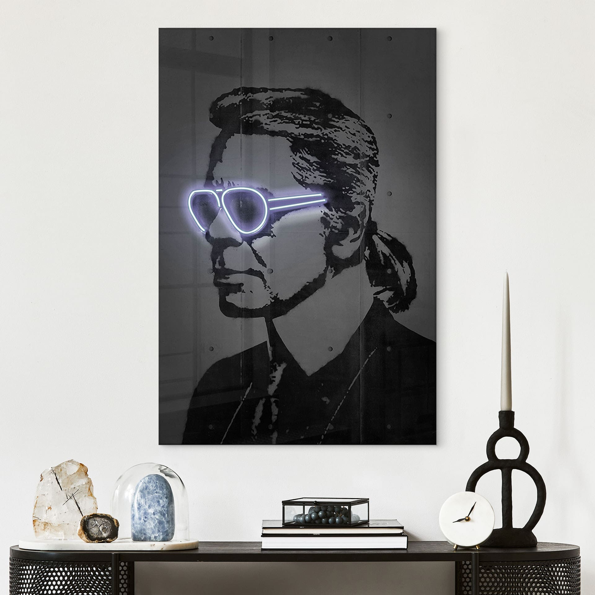Akrylbillede af Karl Lagerfeld - Mielu