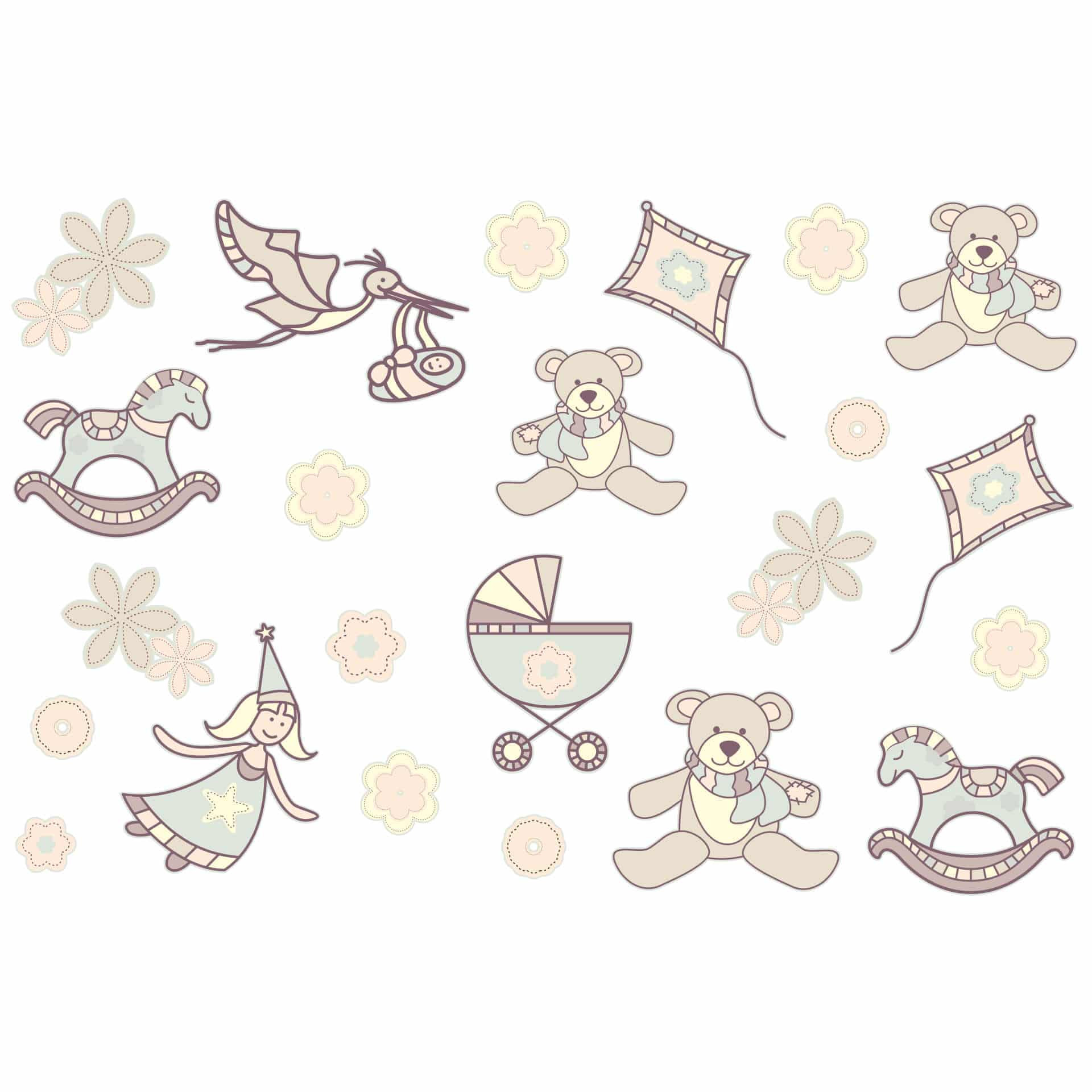 Wallsticker Legeland