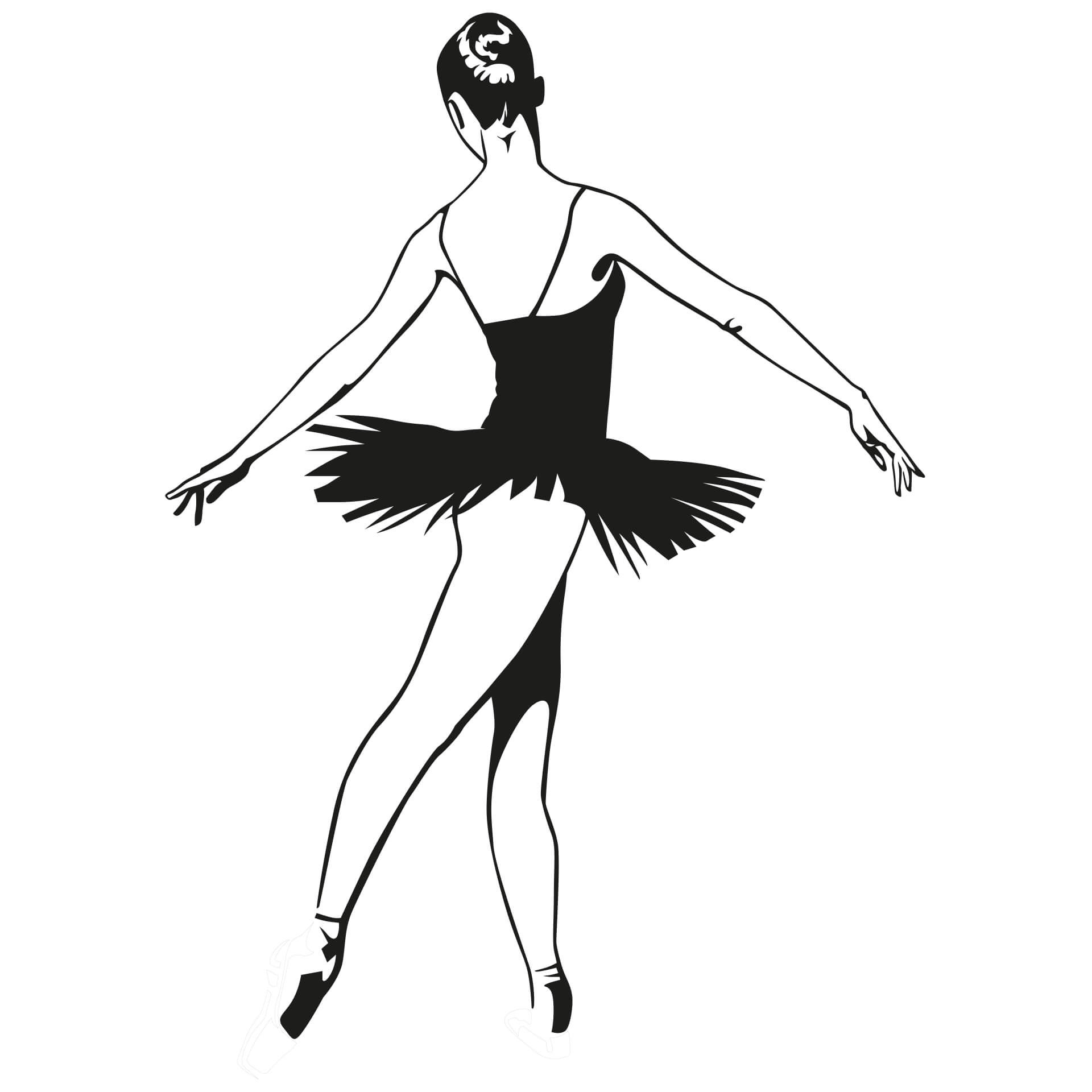 Wallsticker Ballerina 2