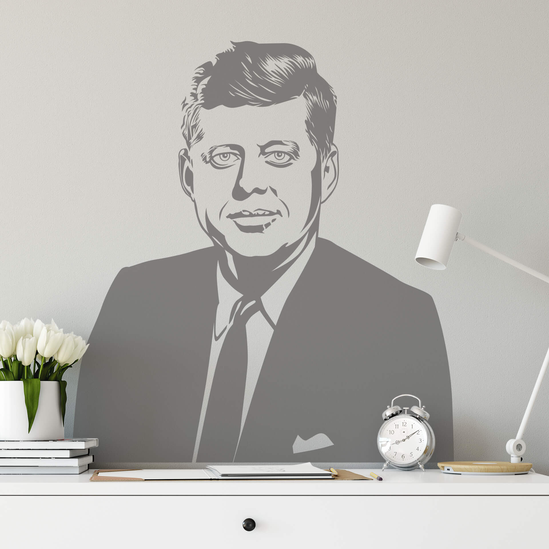 Wallsticker John F. Kennedy
