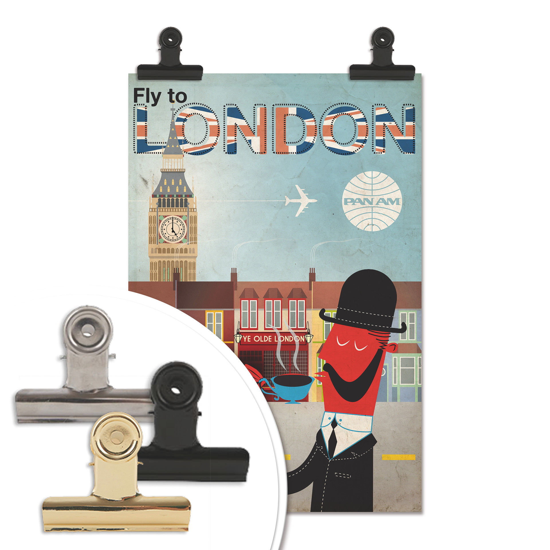 Affiche PAN AM - Fly to London