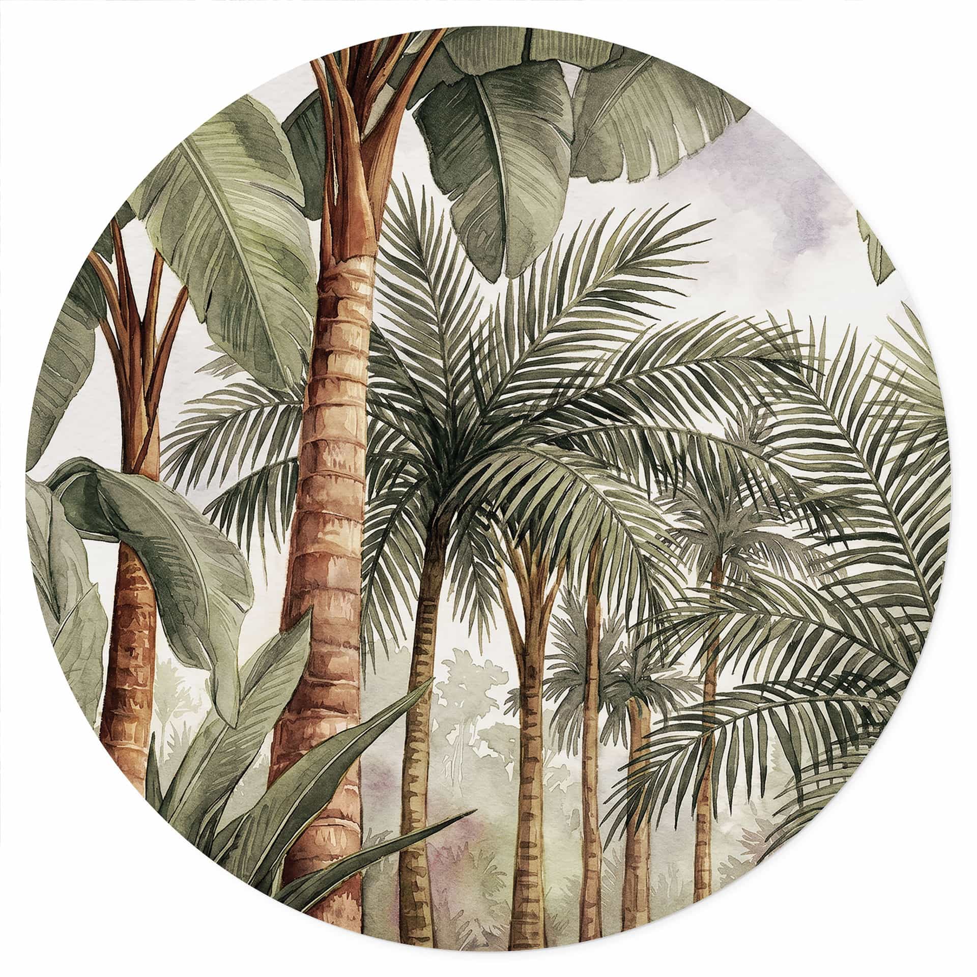 Muursticker Tropisch Palmenbos - Pictufy Studio