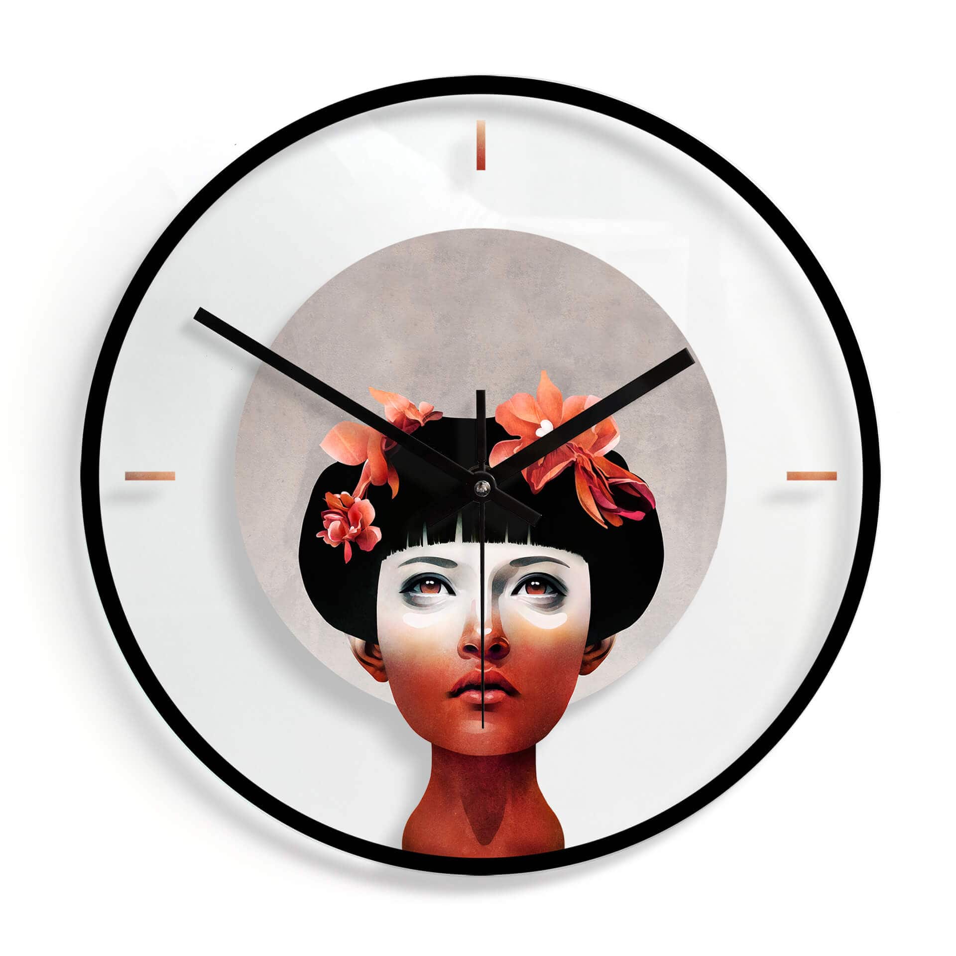 Horloge murale en verre - Ireland - Hyperdusk II