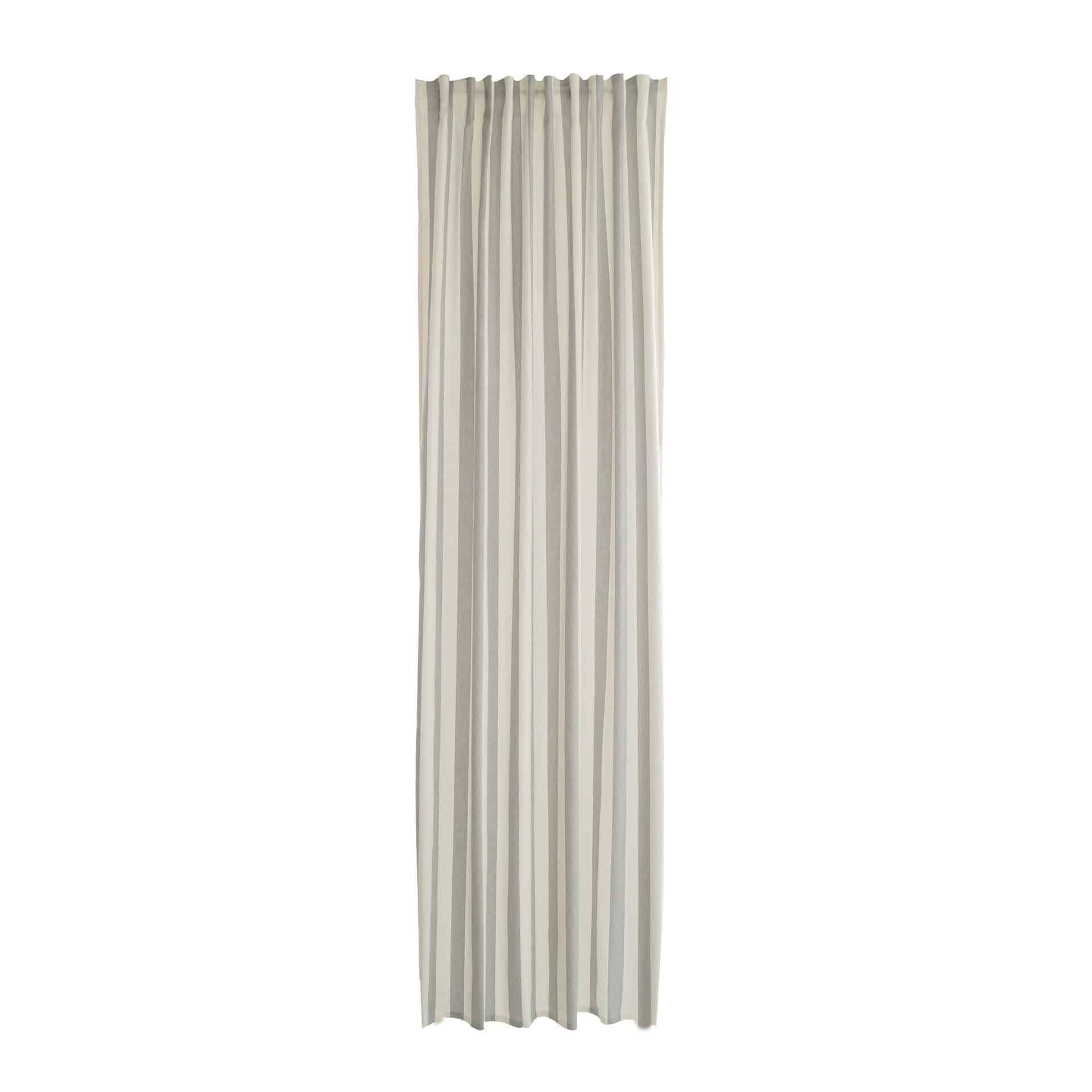 Homing Vorhang mit verdeckten Schlaufen Abel grau -  2.45 x 1.4 m