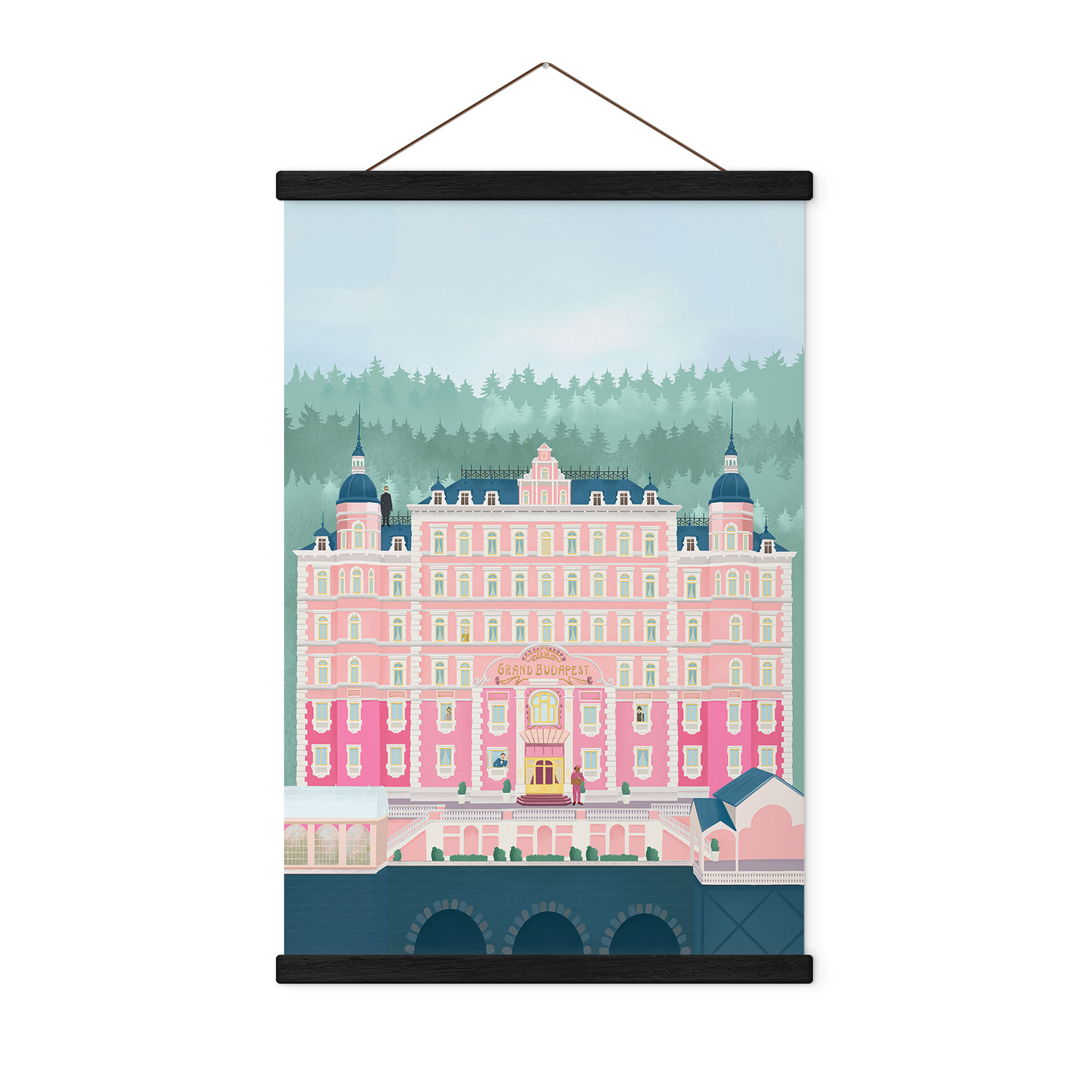 Obraz tkaniny Grand Budapest Hotel - Lizde