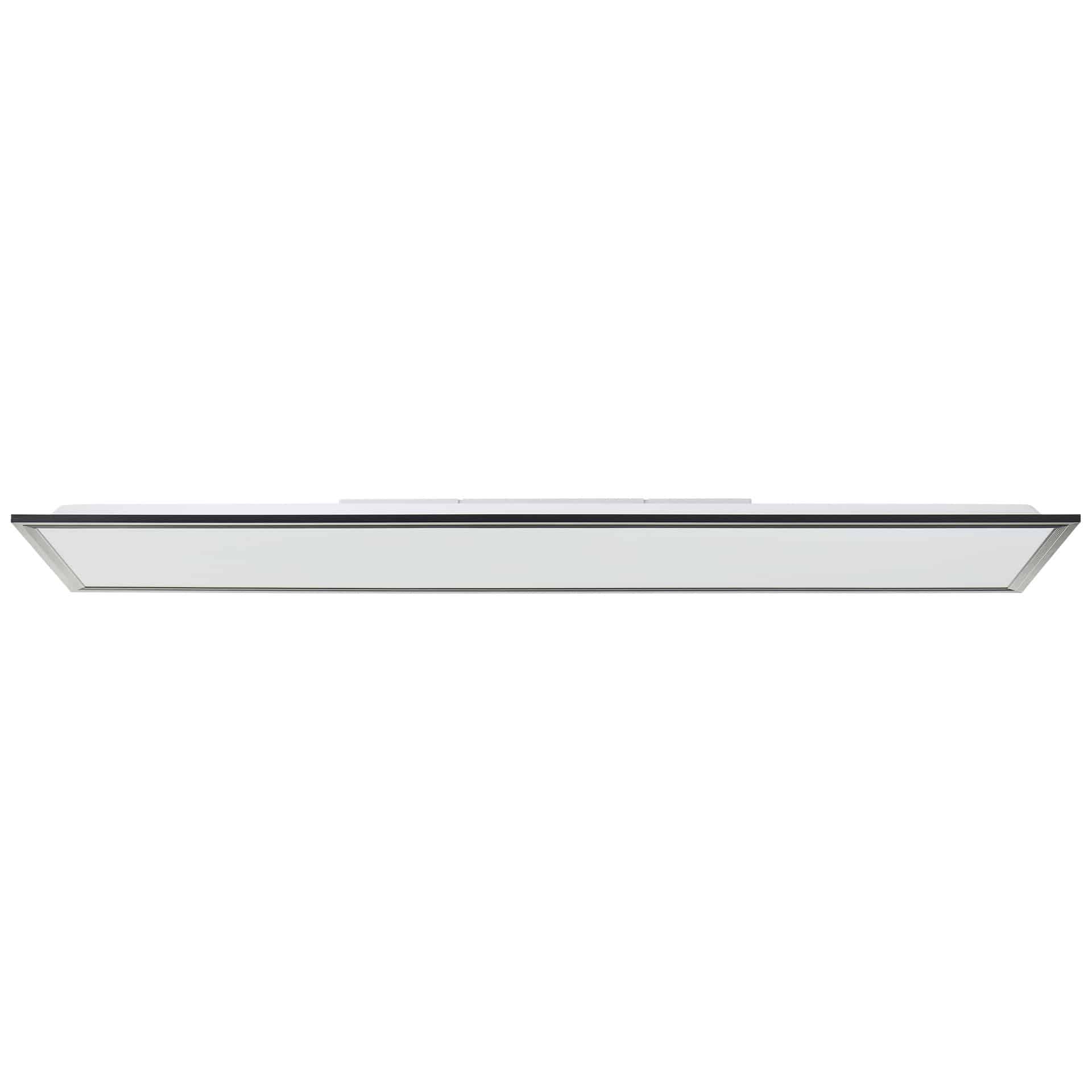 Deckenleuchte Clara, schwarz, 100 x 25 cm, Metall LED Deckenleuchte, Neutralweiß