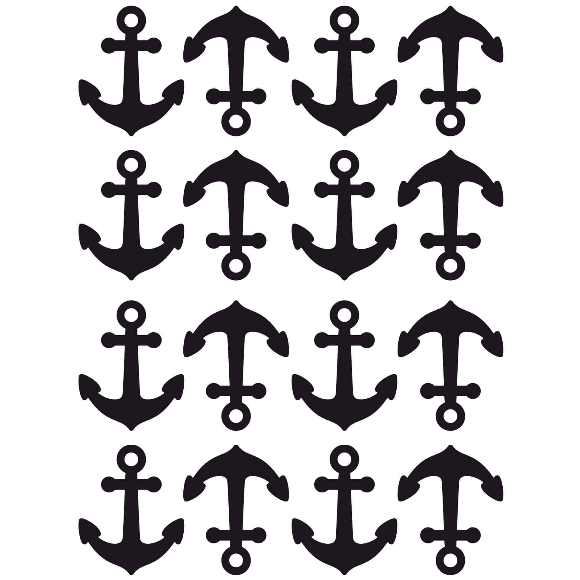 Sticker mural - Set d'ancres