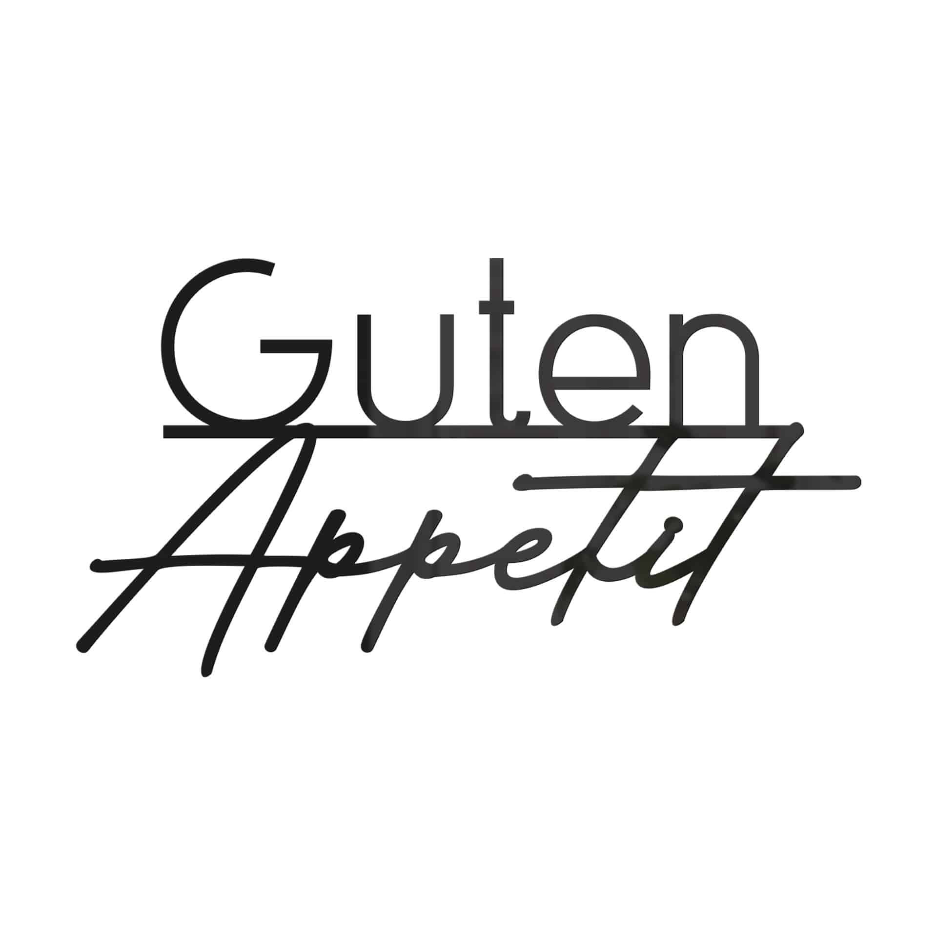 3D Schriftzug für die Küche - Guten Appetit - Acryldeko