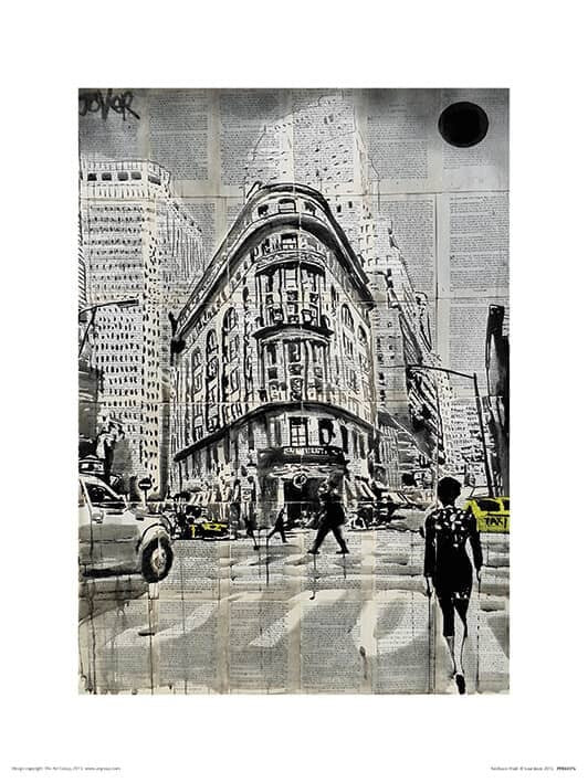 Poster Loui Jover - Midtown Walk Kunstdruck, Loui Jover (60 x 80 cm)