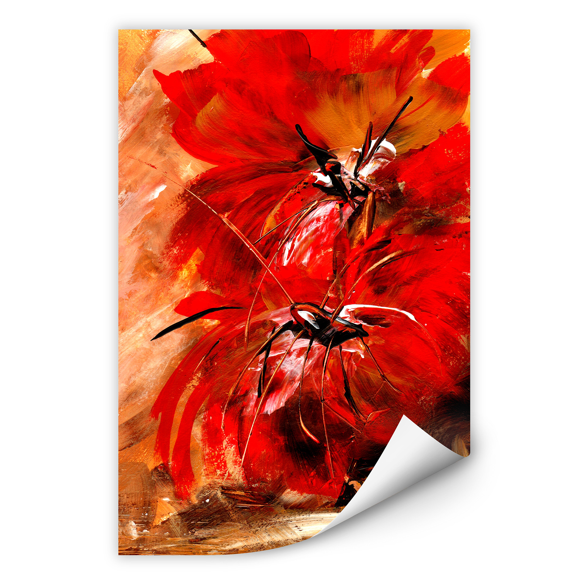 Wallprint W - Niksic - Feuerblumen