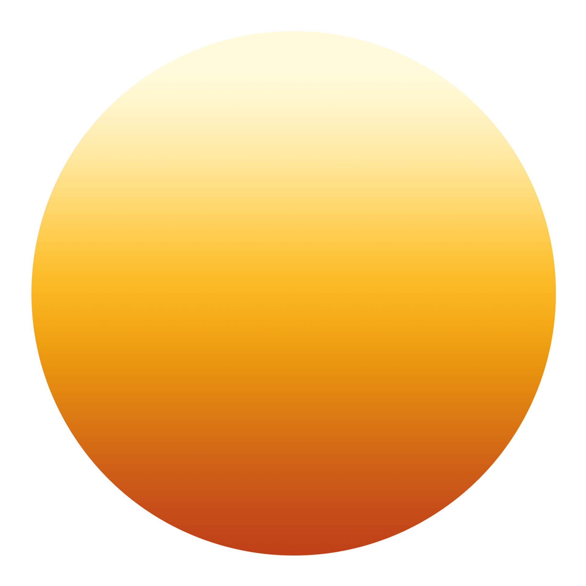 Wandtattoo Ombre Sonnenuntergang - Rund