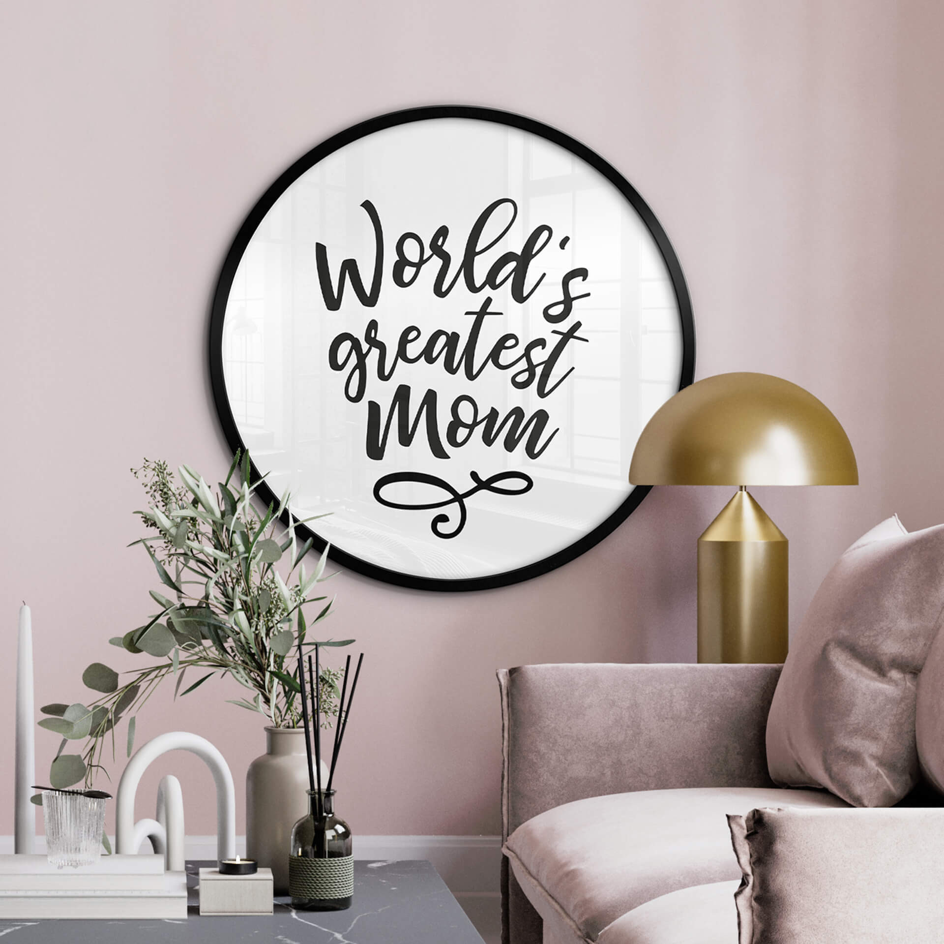 Poster World's greatest Mom - Rond