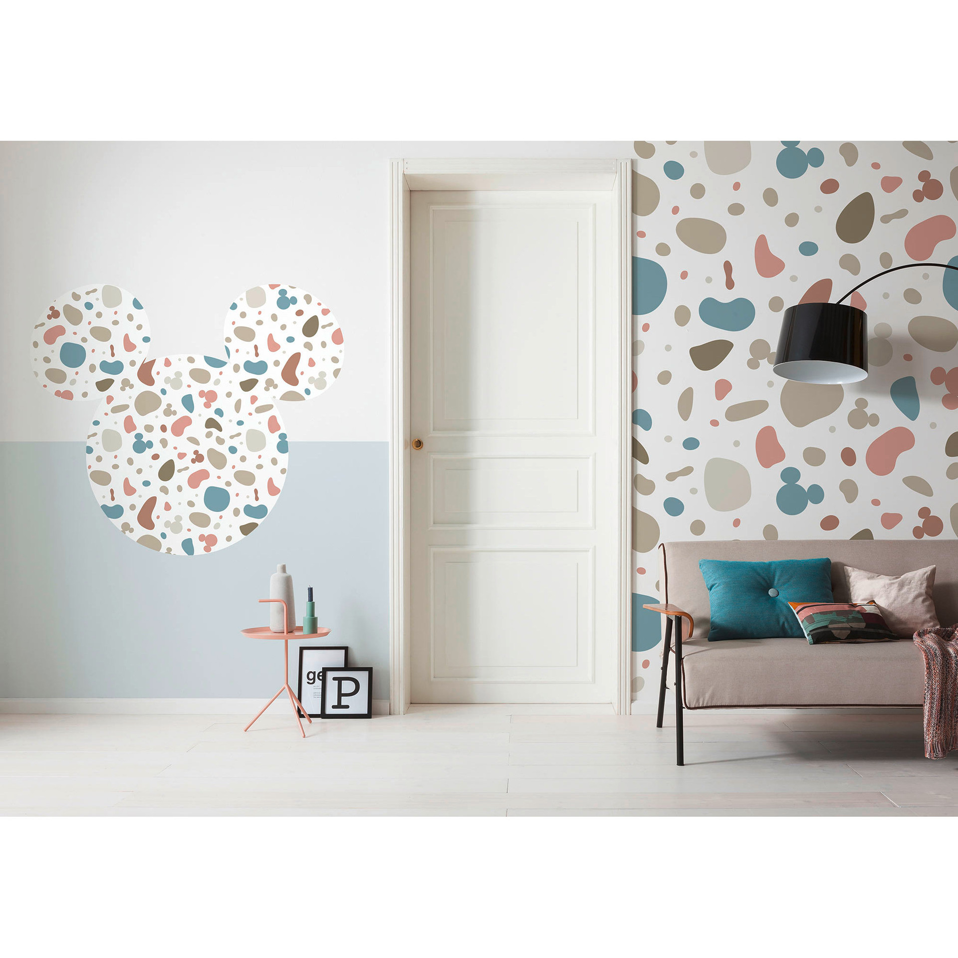behang - Mickey's zachte schaduwen - 150 x 250 cm