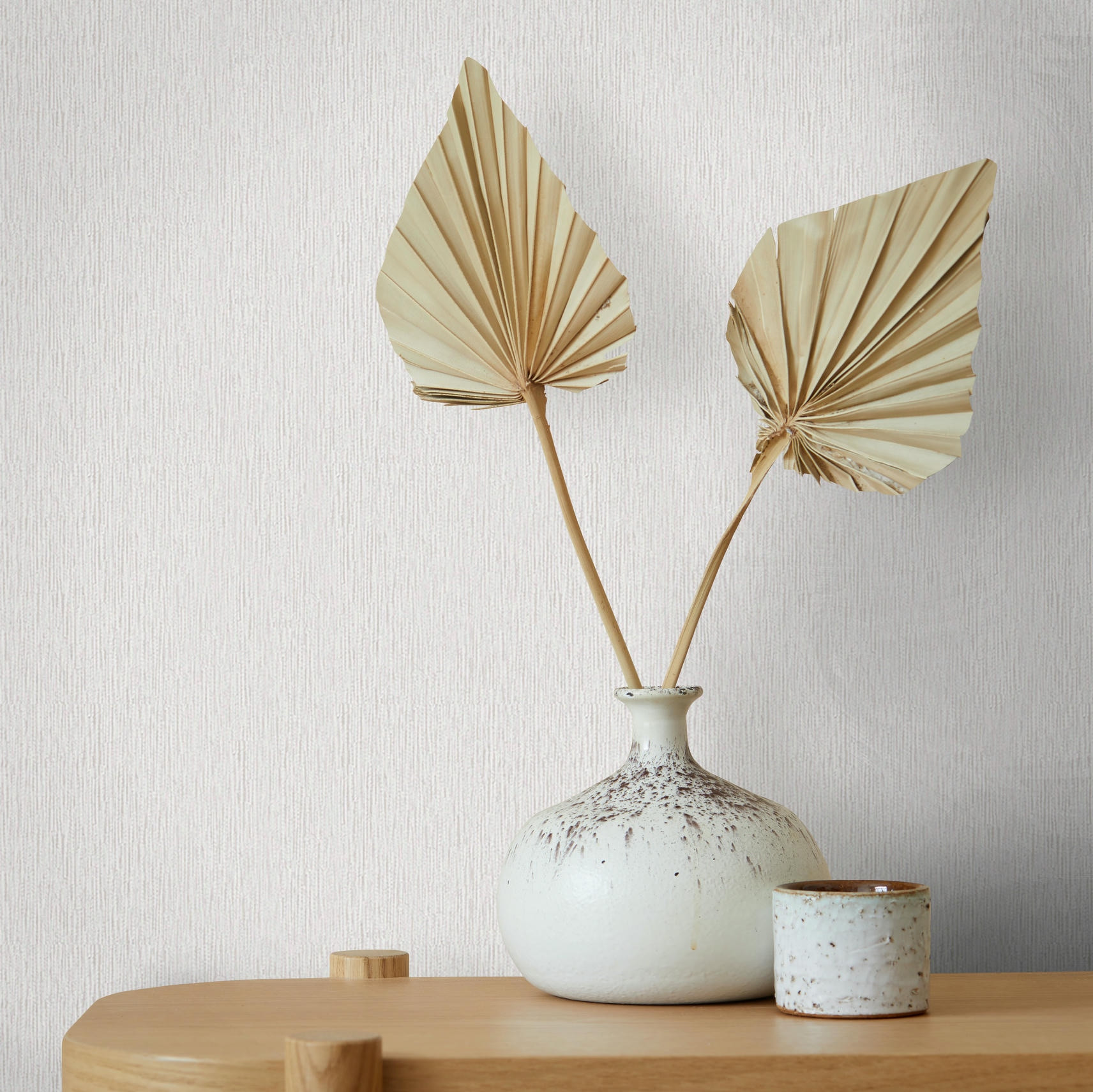 Papier peint structure Moderne, romantique en beige
