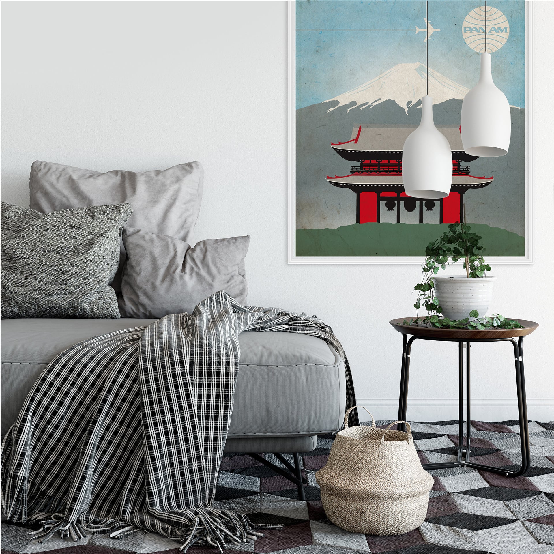 Wallprint PAN AM - Fly to Tokyo