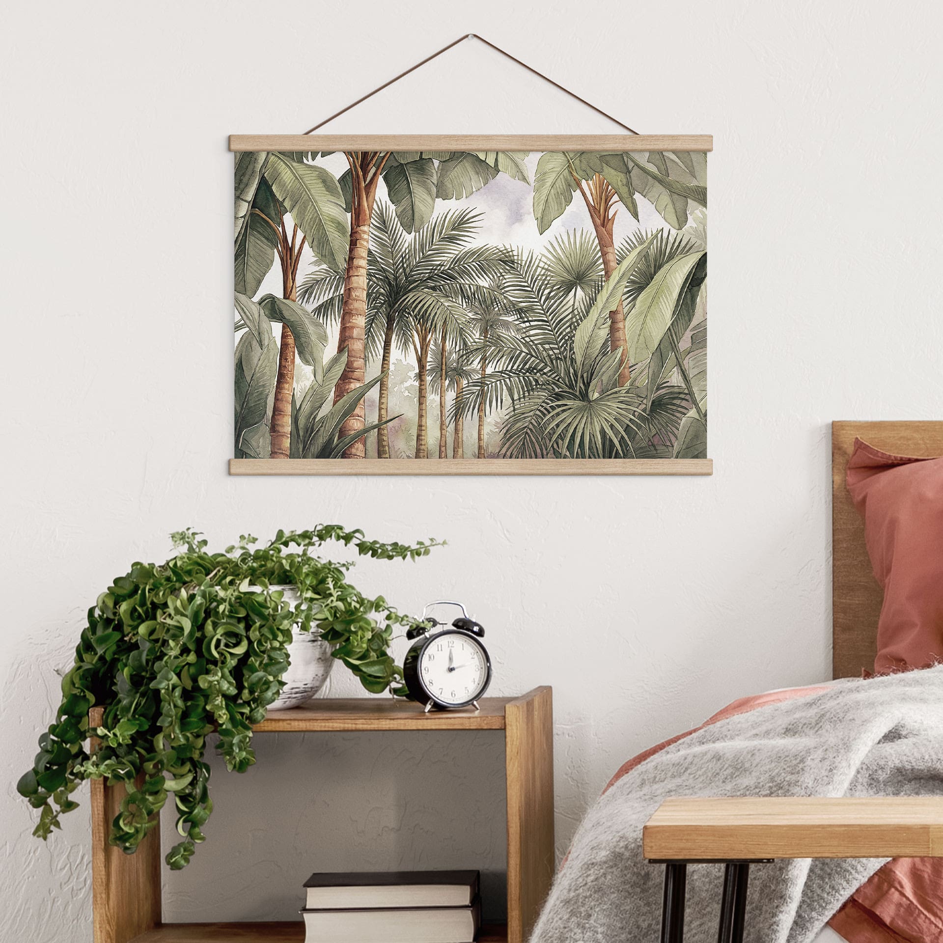 Stampa su tessuto Foresta Tropicale di Palme - Pictufy Studio