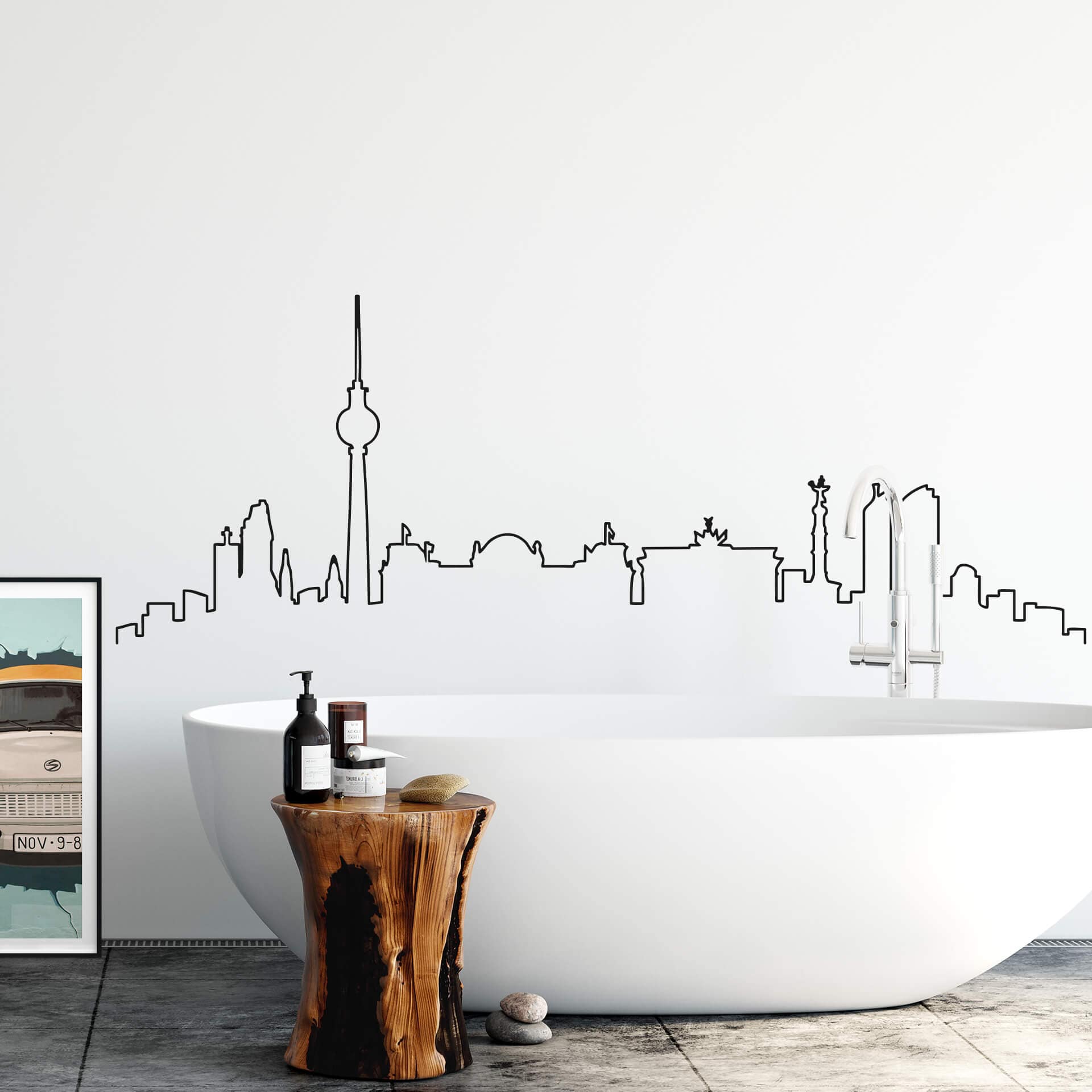 Adesivo murale - Berlin Skyline