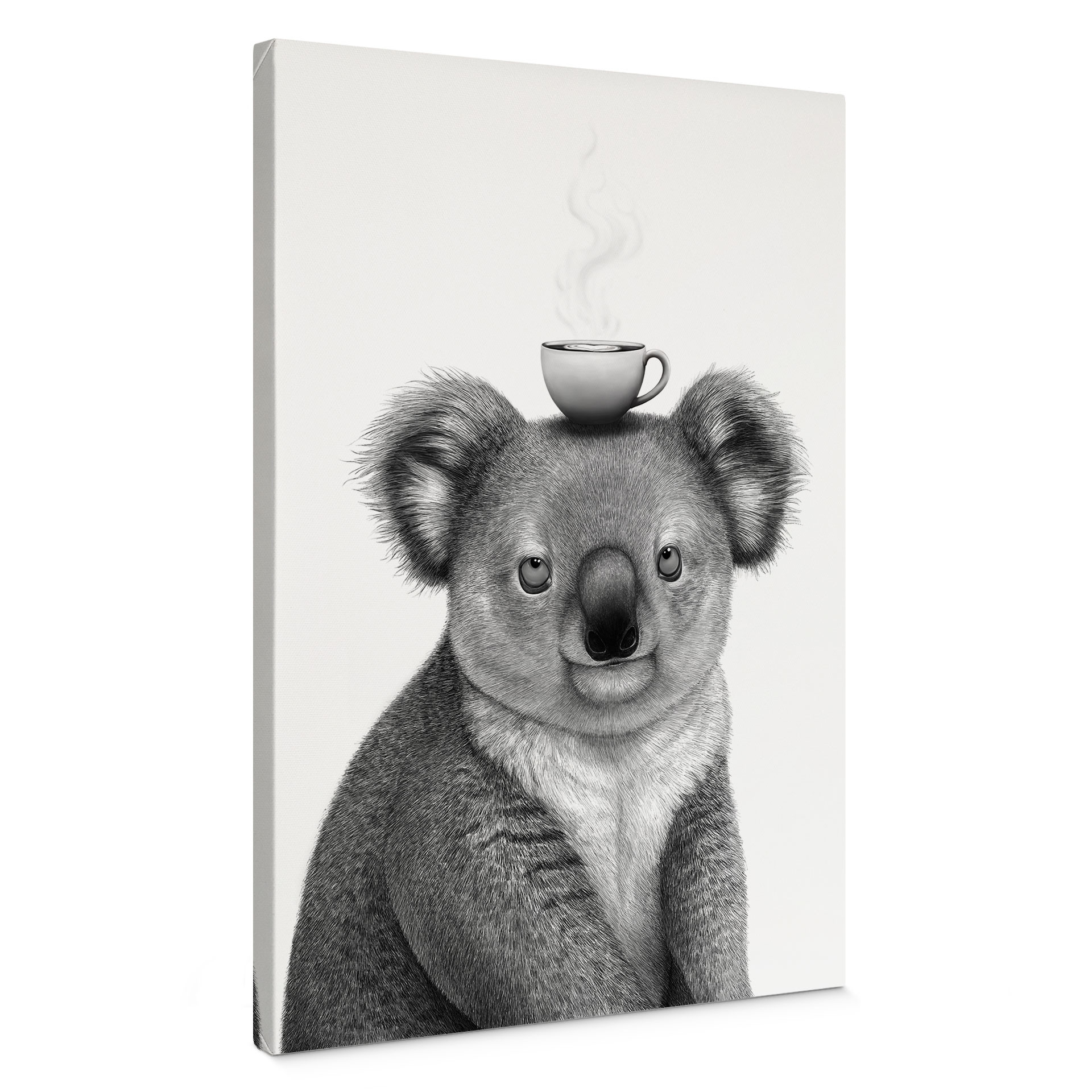 Obraz na płótnie Koala z kawą - Korenkova