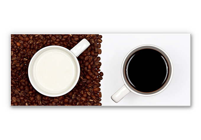 Wandbild Lavsen - White Espresso - Panorama
