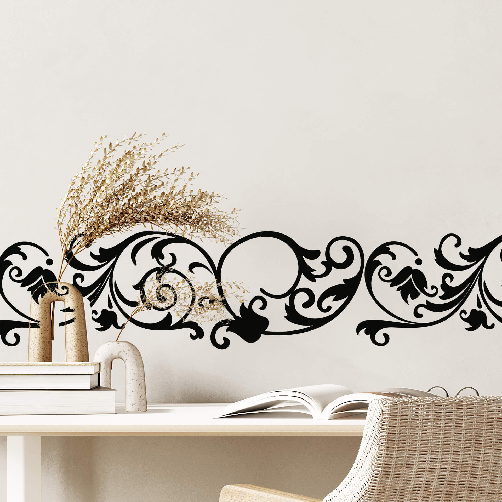 Wallsticker Rose Bånd