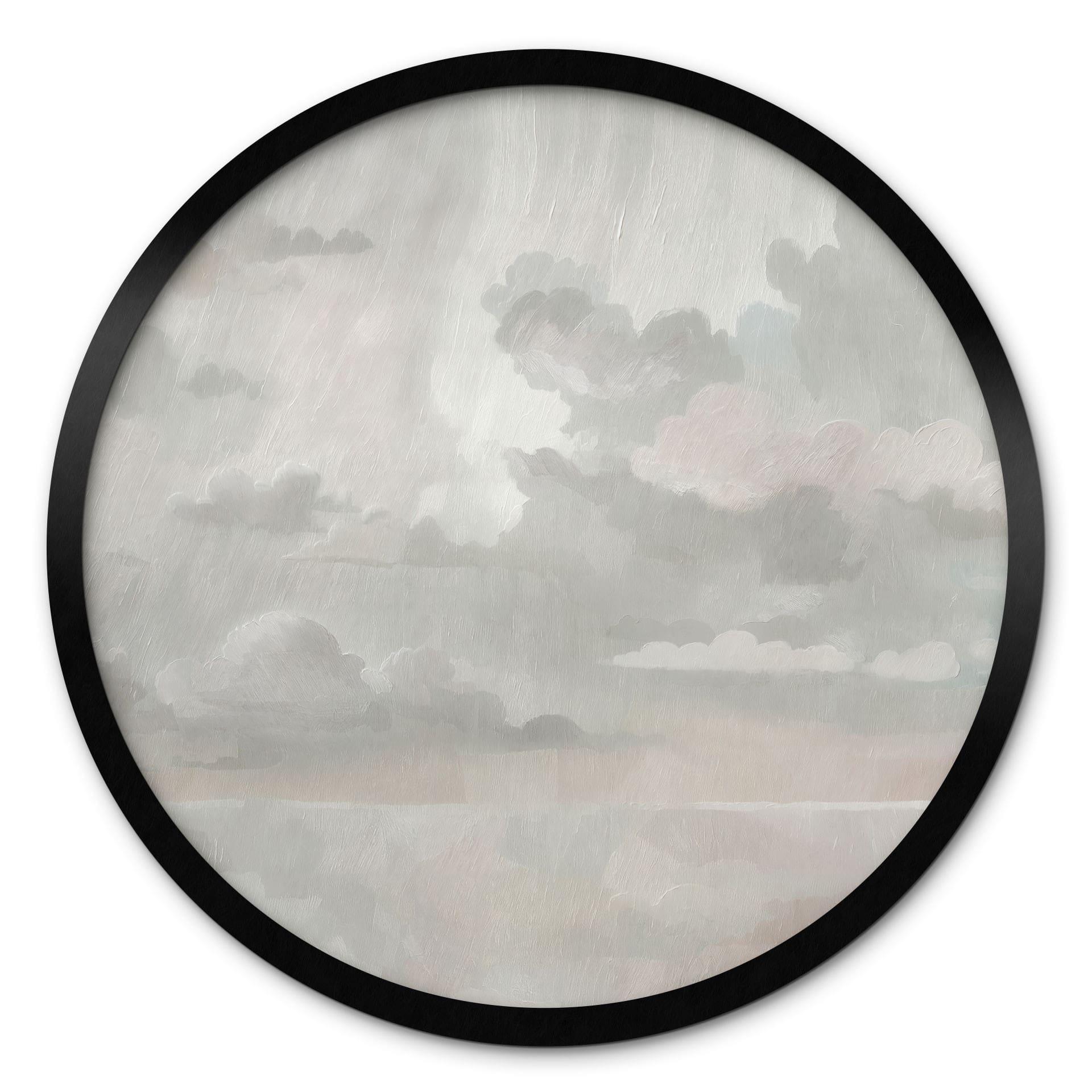 Poster Velvet Smoke - Abstrakte Wolken - Sir Edward x Grigory Gladarev - Rund