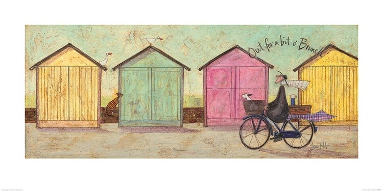Plakat Sam Toft - Out for a Bit of Brunch kunsttryk (100 x 50 cm)