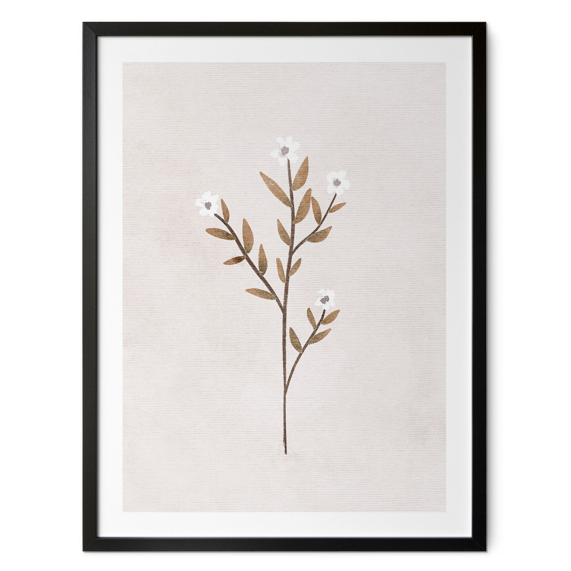 Plakat Kwiaty Ilustracja - Forget-me-not - Goed Blauw