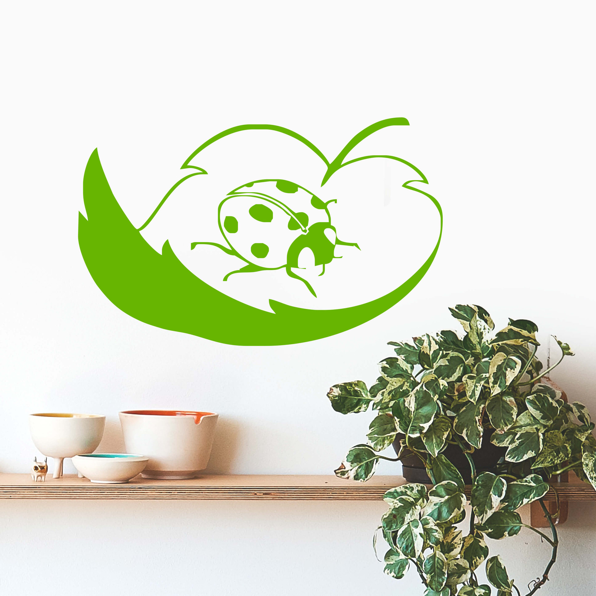 Wallsticker Mariehøne