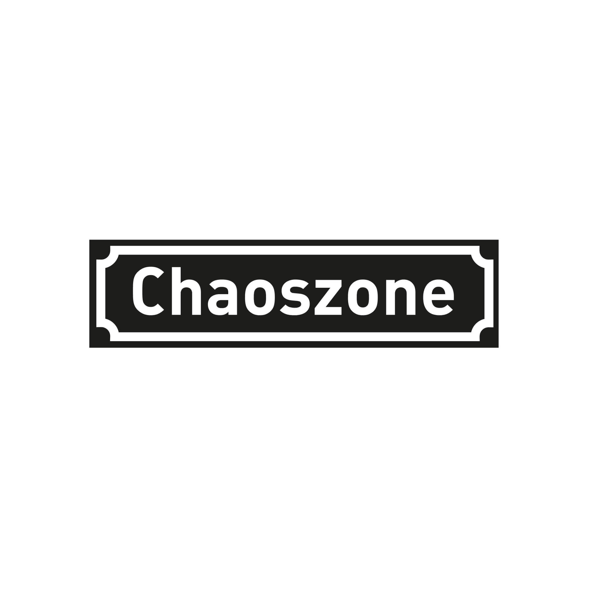 Wandtattoo Chaoszone