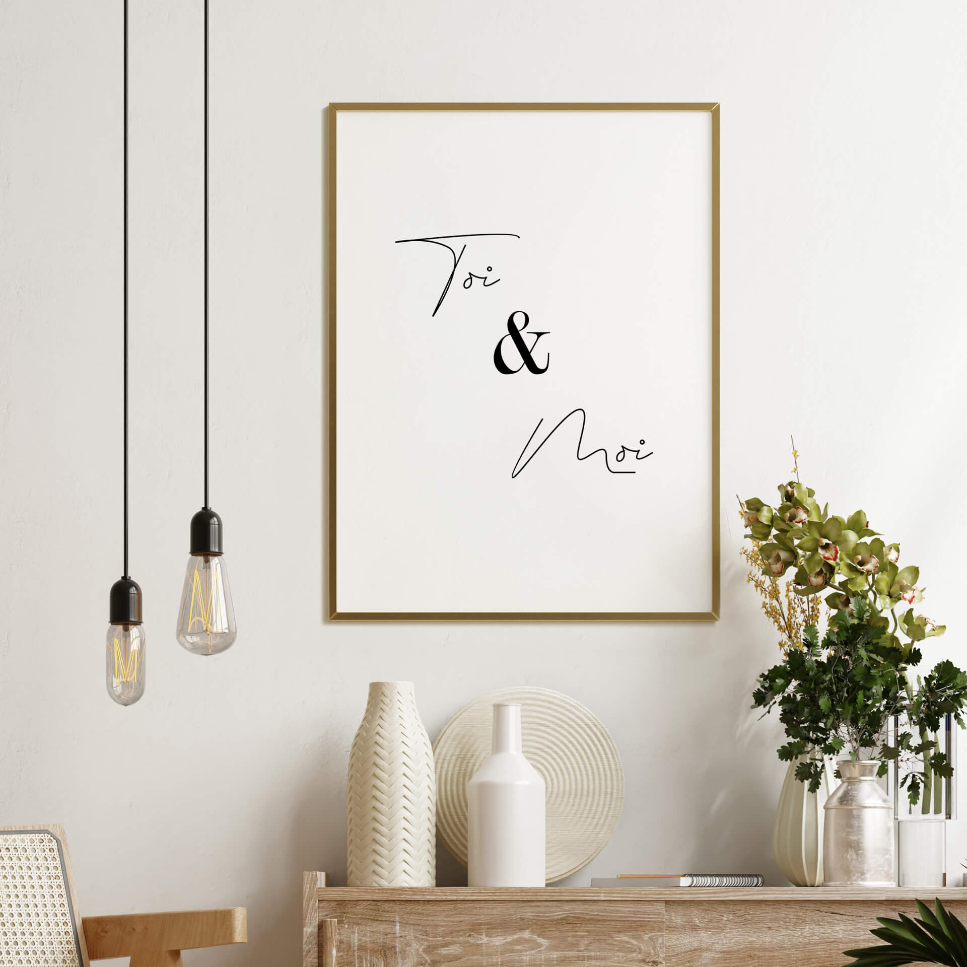 Plakat Toi et moi